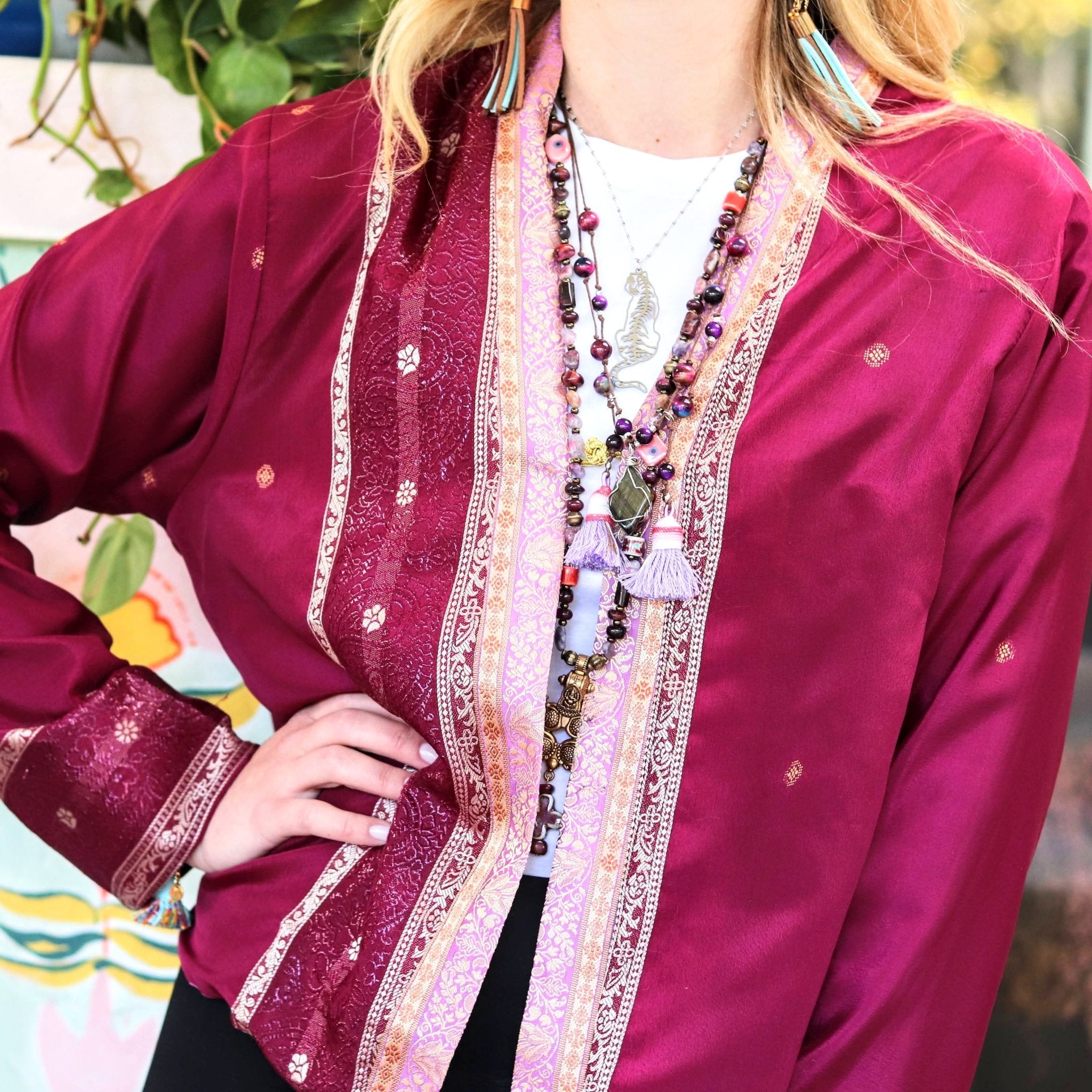Reversible Lulu in Lilac Burgundy