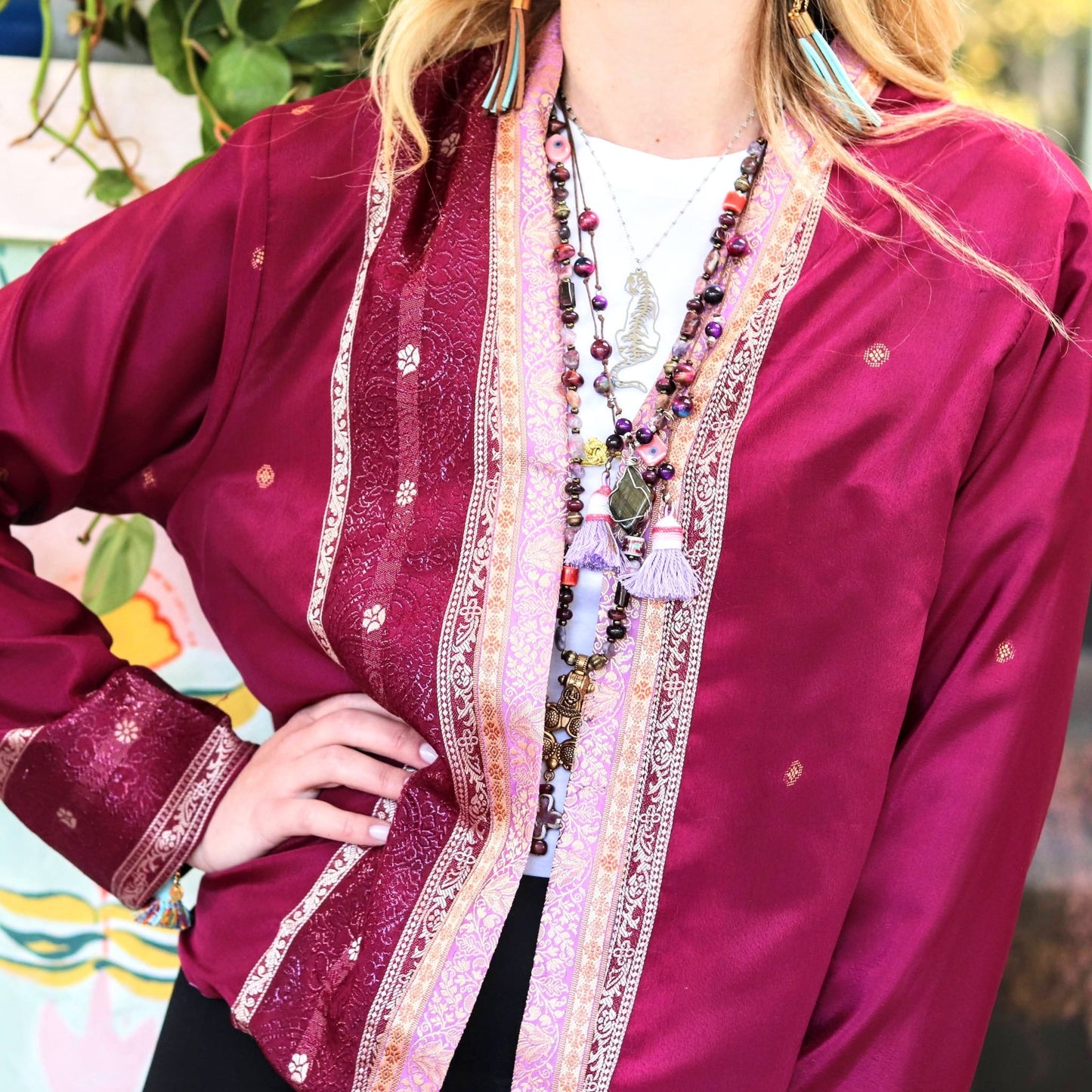 Reversible Lulu in Lilac Burgundy