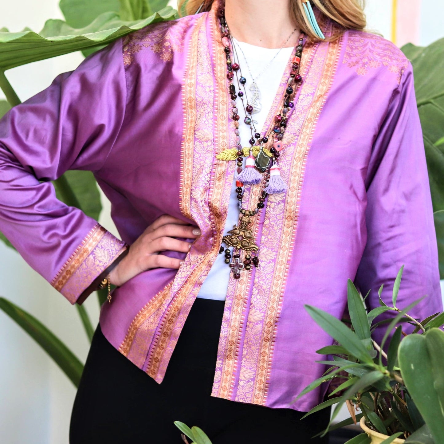 Reversible Lulu in Lilac Burgundy
