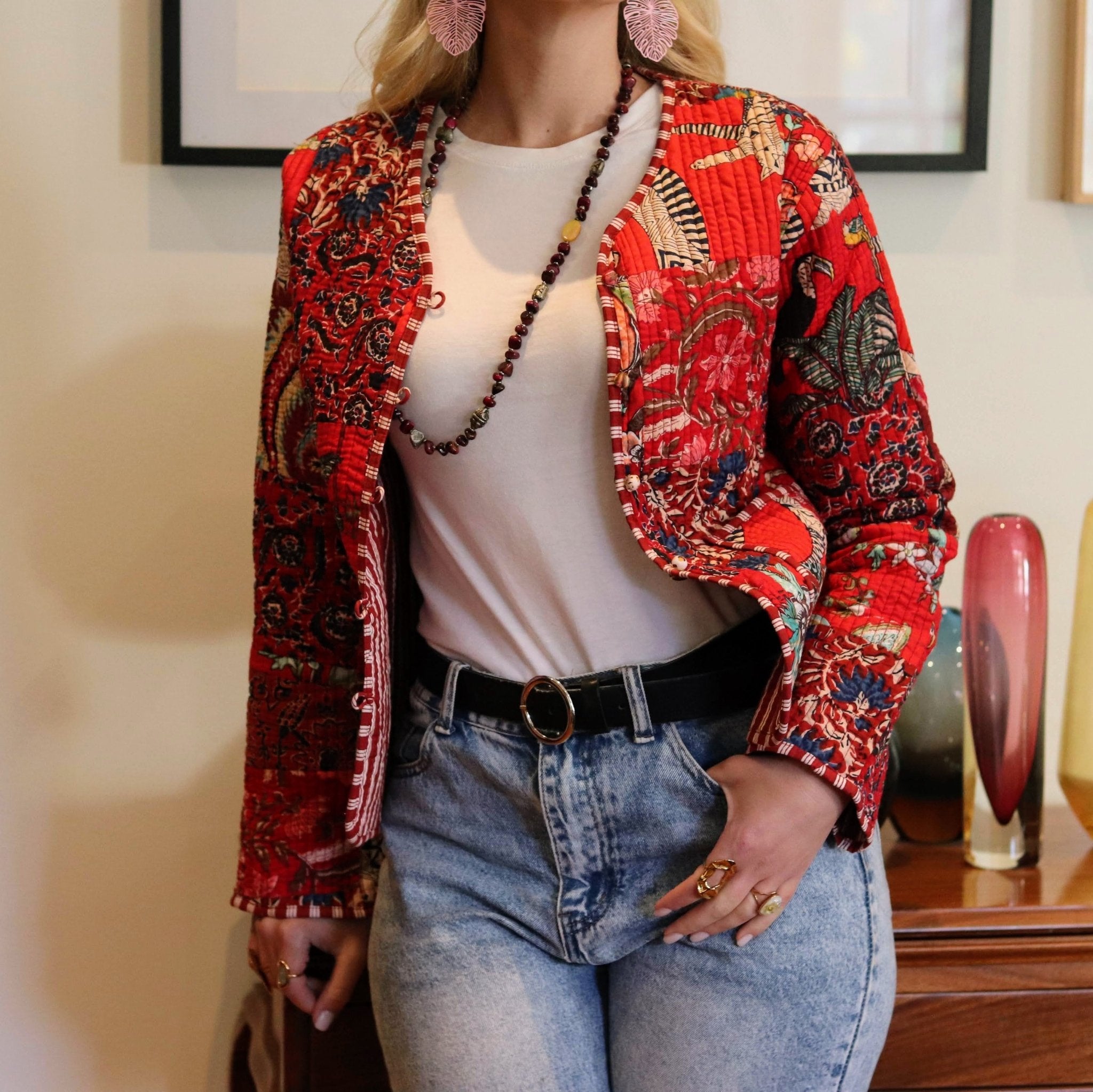 Stella Jacket In Ruby