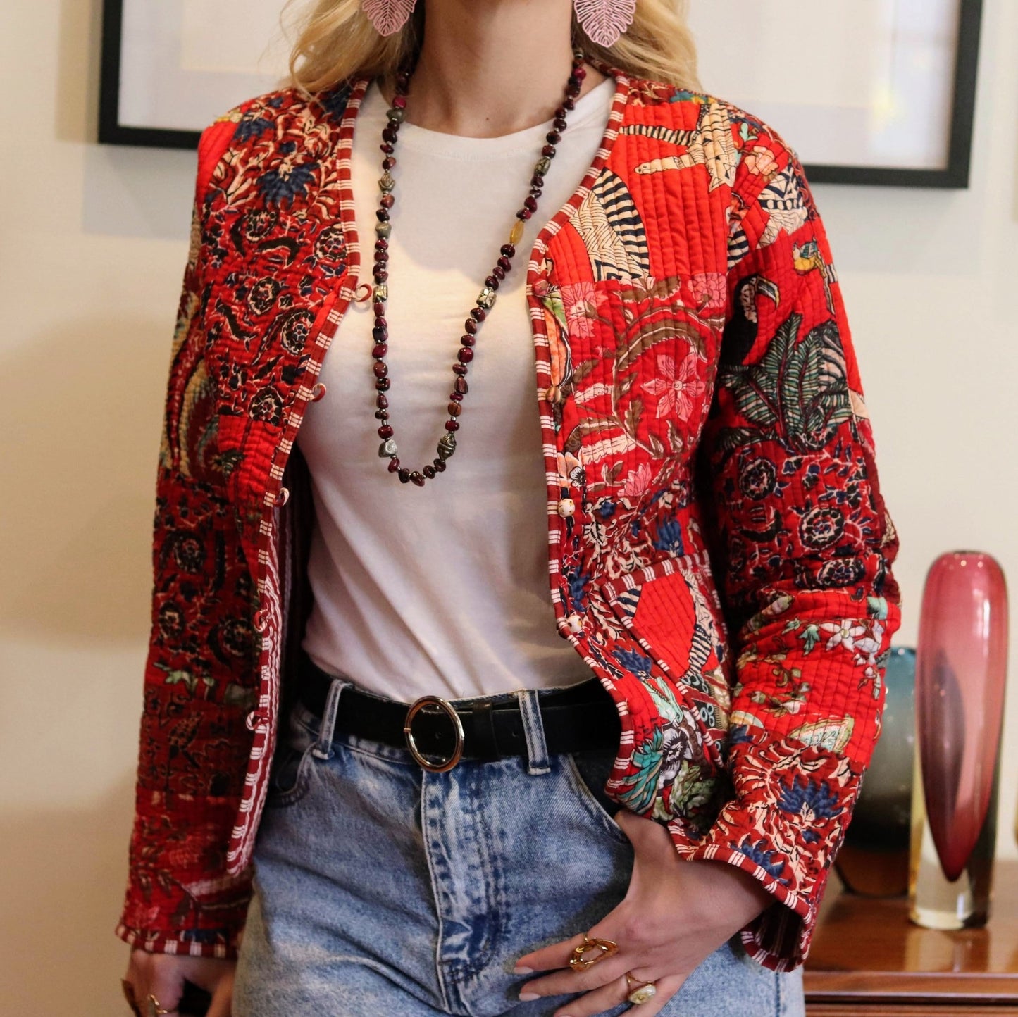 Stella Jacket In Ruby
