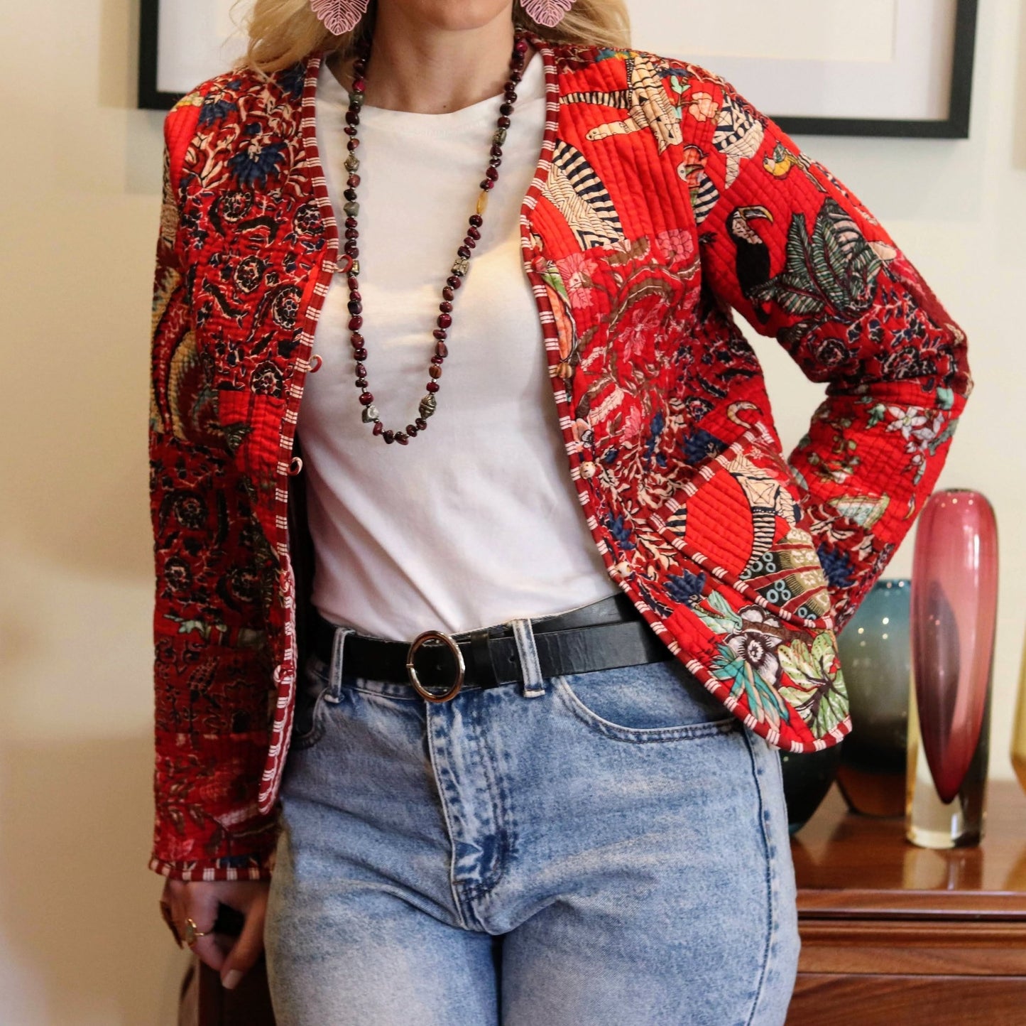 Stella Jacket In Ruby