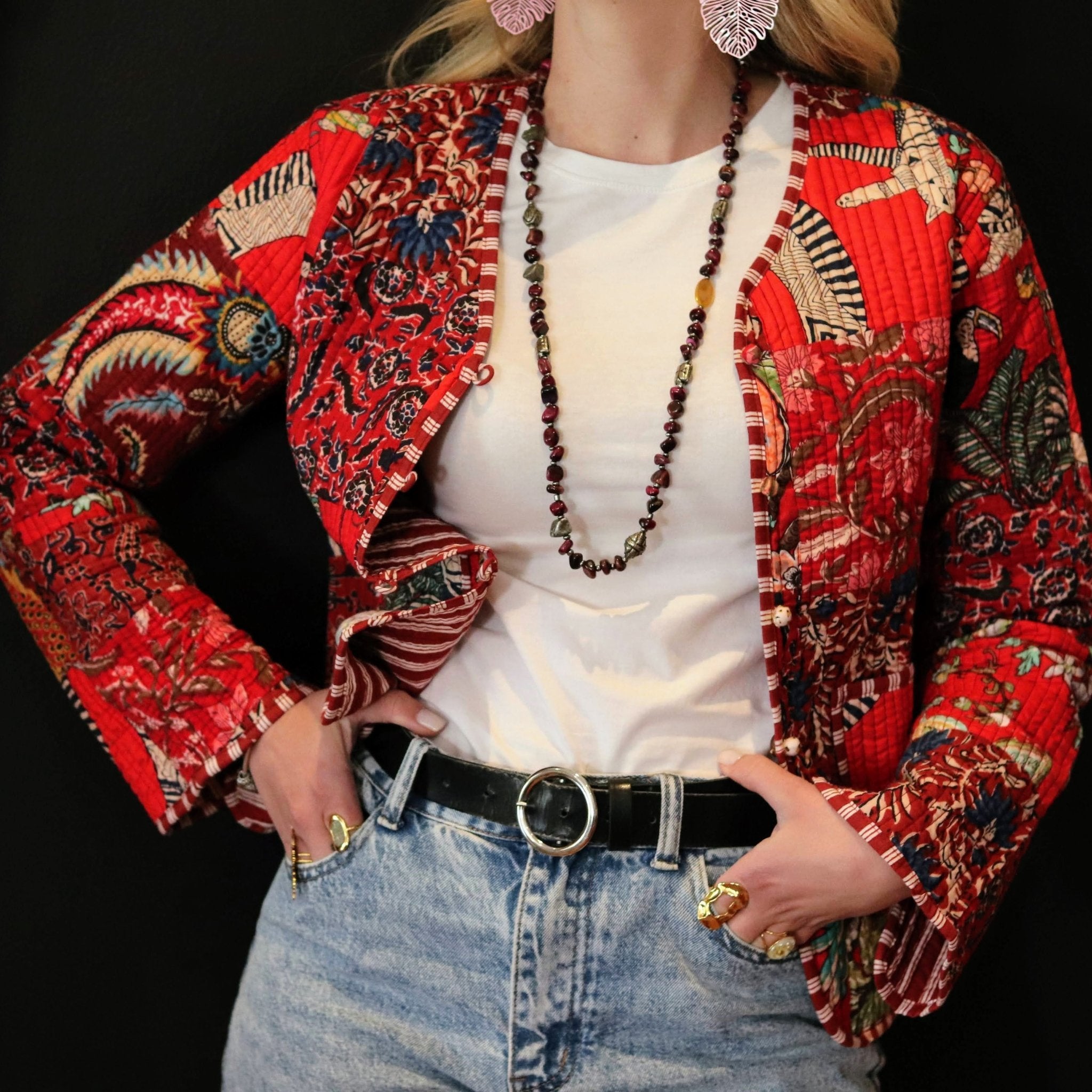 Stella Jacket In Ruby
