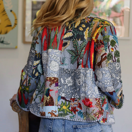 Stella Jacket In Steel - Handmade Jewellery - i am boho