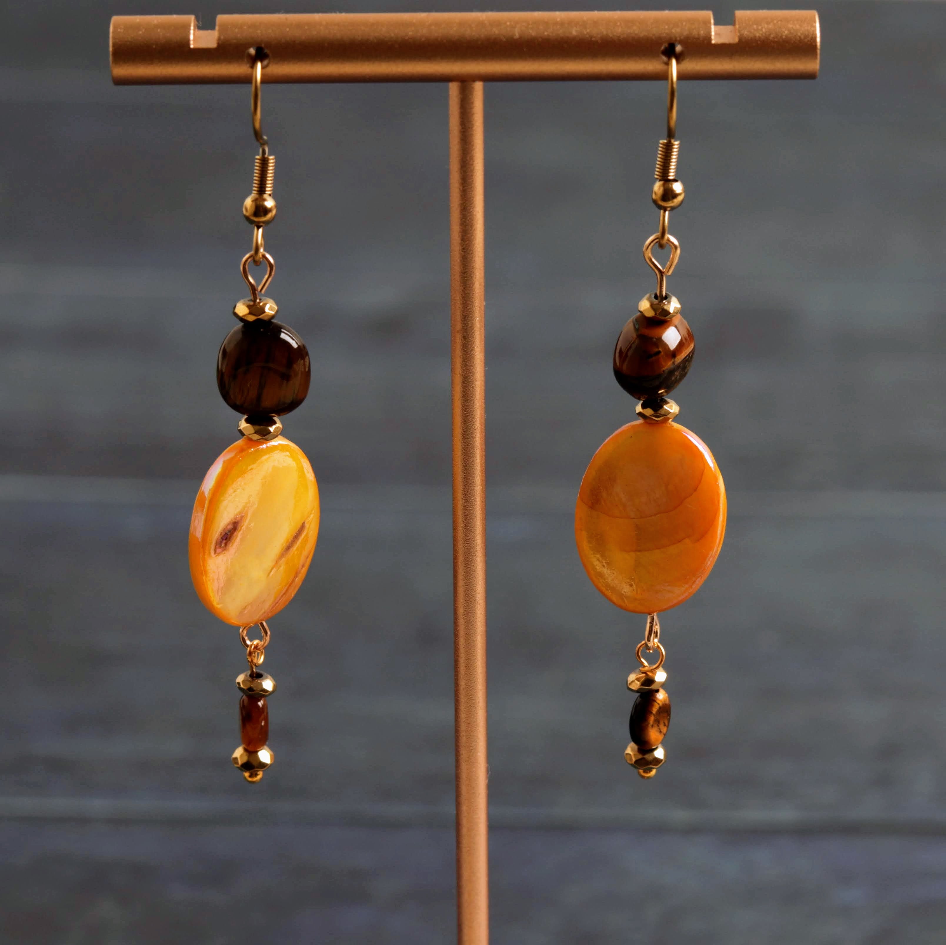 Amber pearl drop