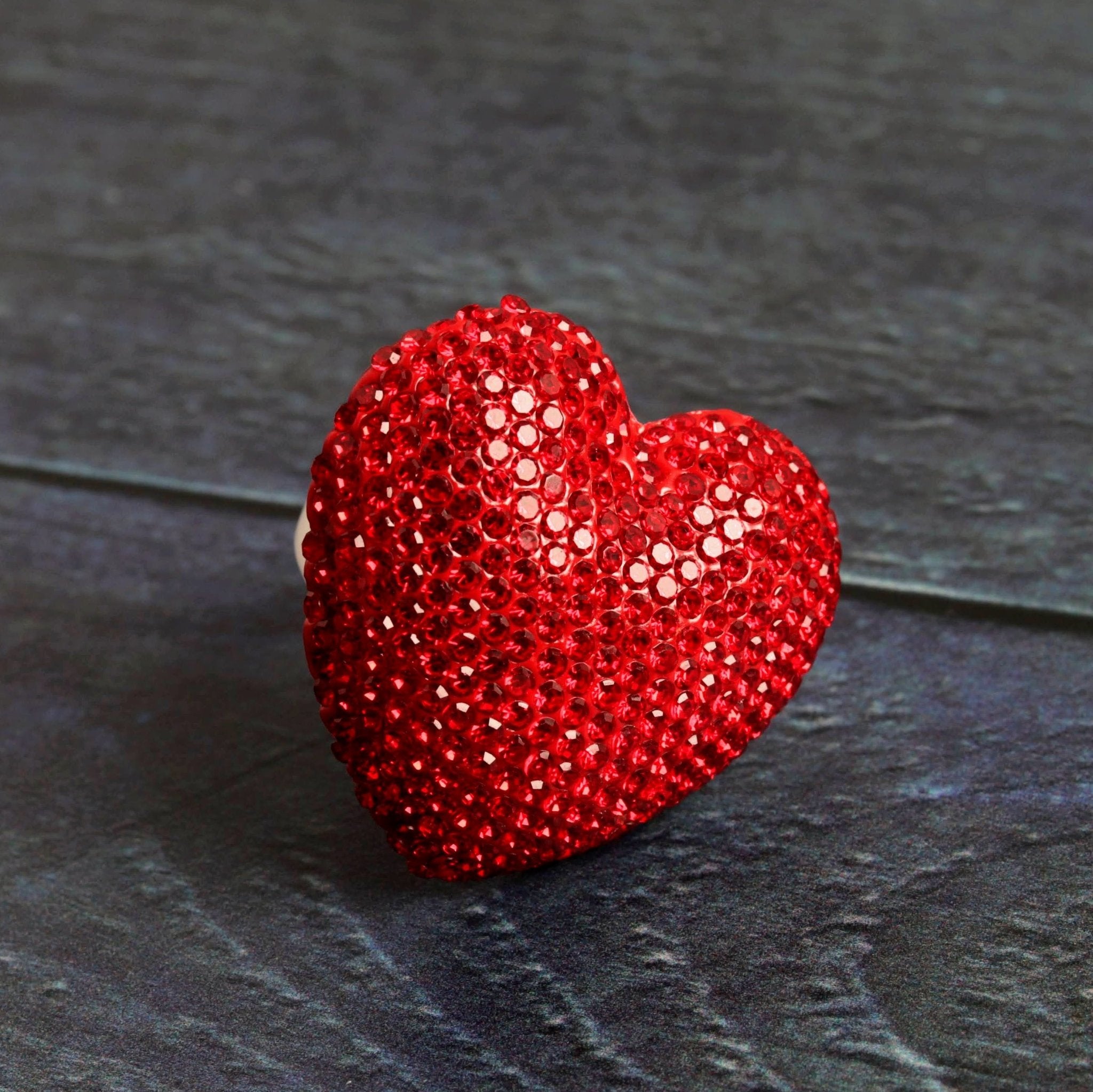 Big Heart Red- Handmade Jewellery - i am boho