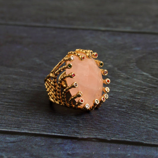 Peach Bloom- Handmade Jewellery - i am boho