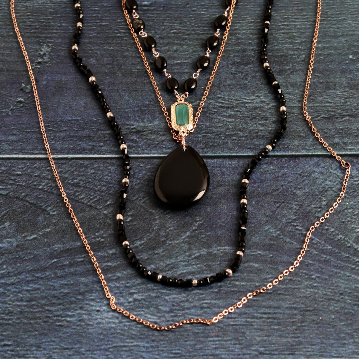 Rose Gold Eclipse- Handmade Jewellery - i am boho