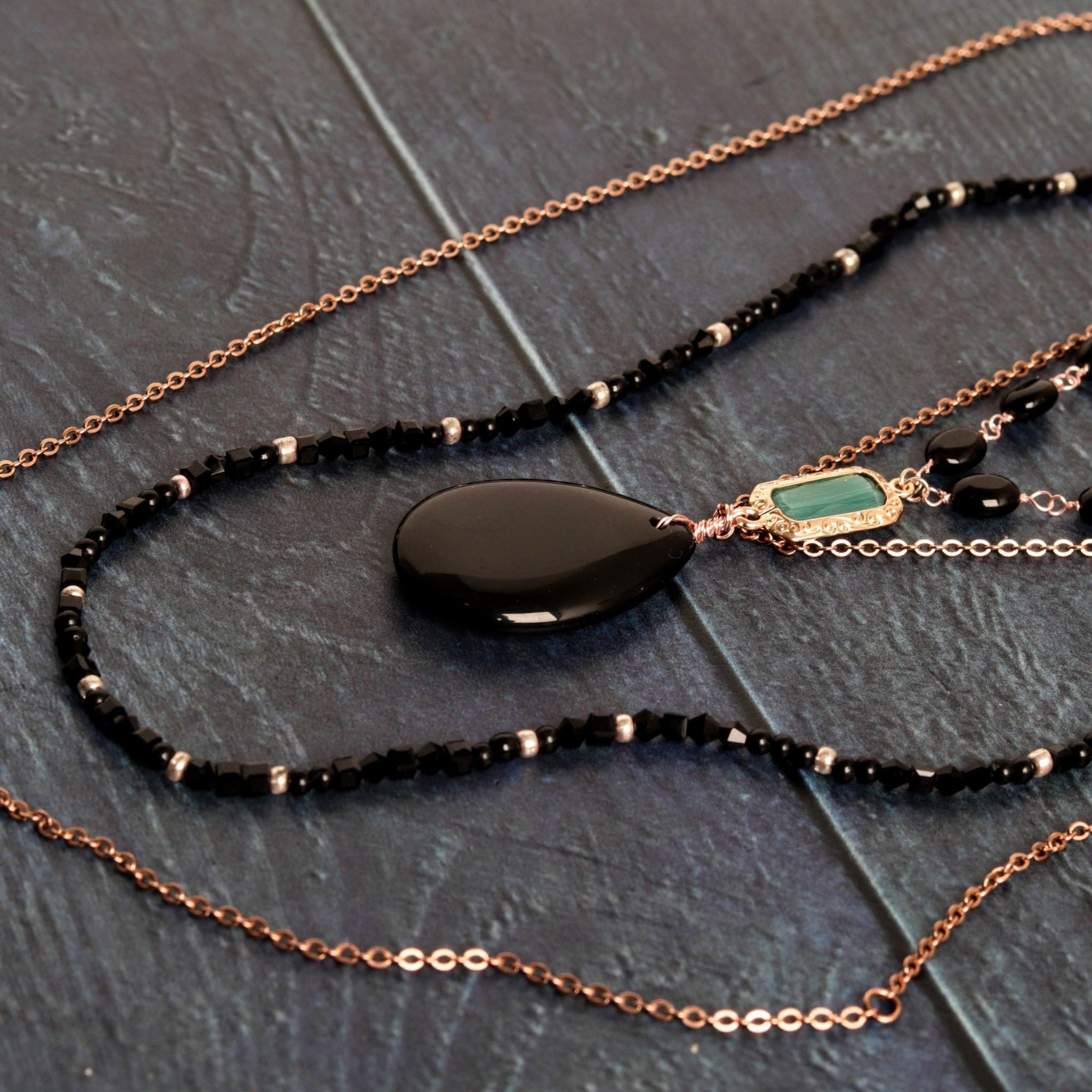Rose Gold Eclipse- Handmade Jewellery - i am boho