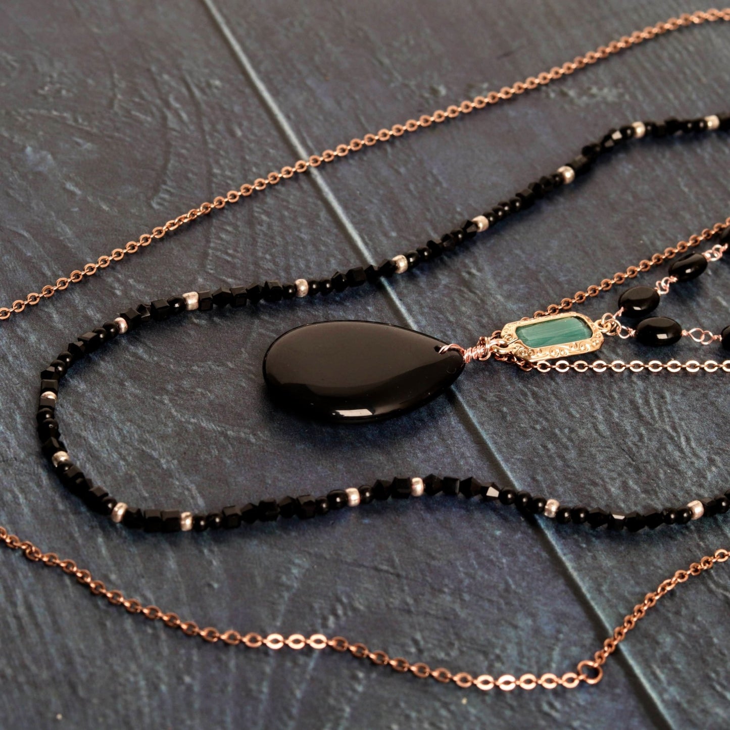 Rose Gold Eclipse- Handmade Jewellery - i am boho