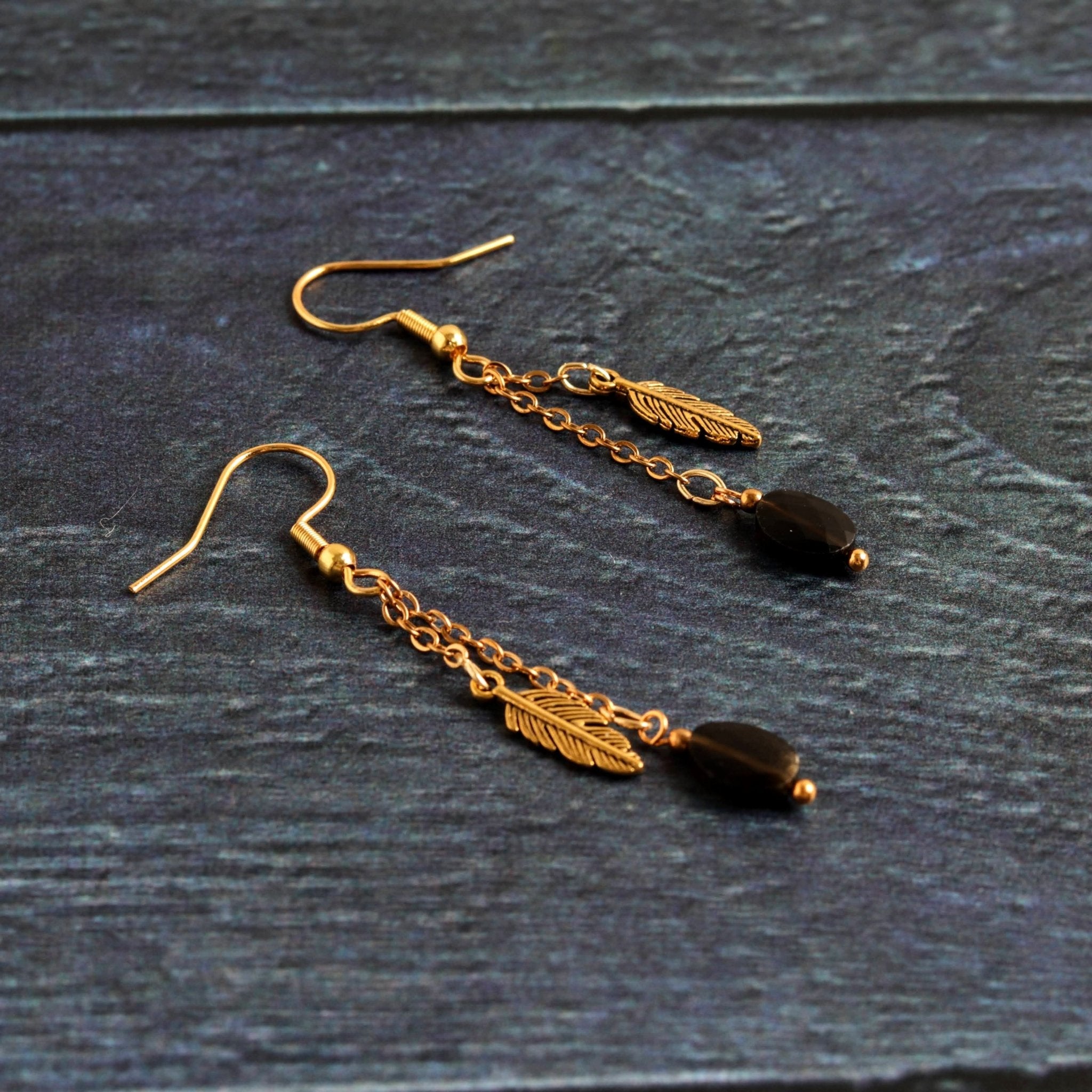 Night Plume- Handmade Jewellery - i am boho