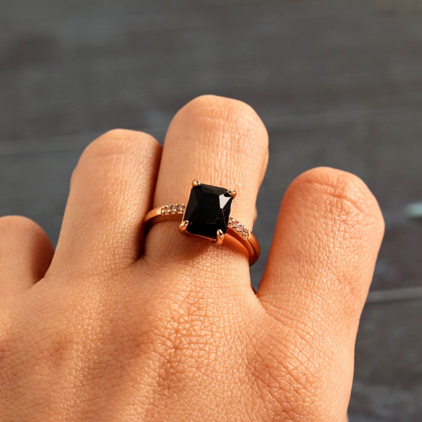 Dark Solitaire- Handmade Jewellery - i am boho
