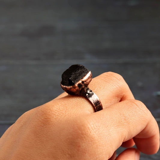 Dark Copper Cut- Handmade Jewellery - i am boho