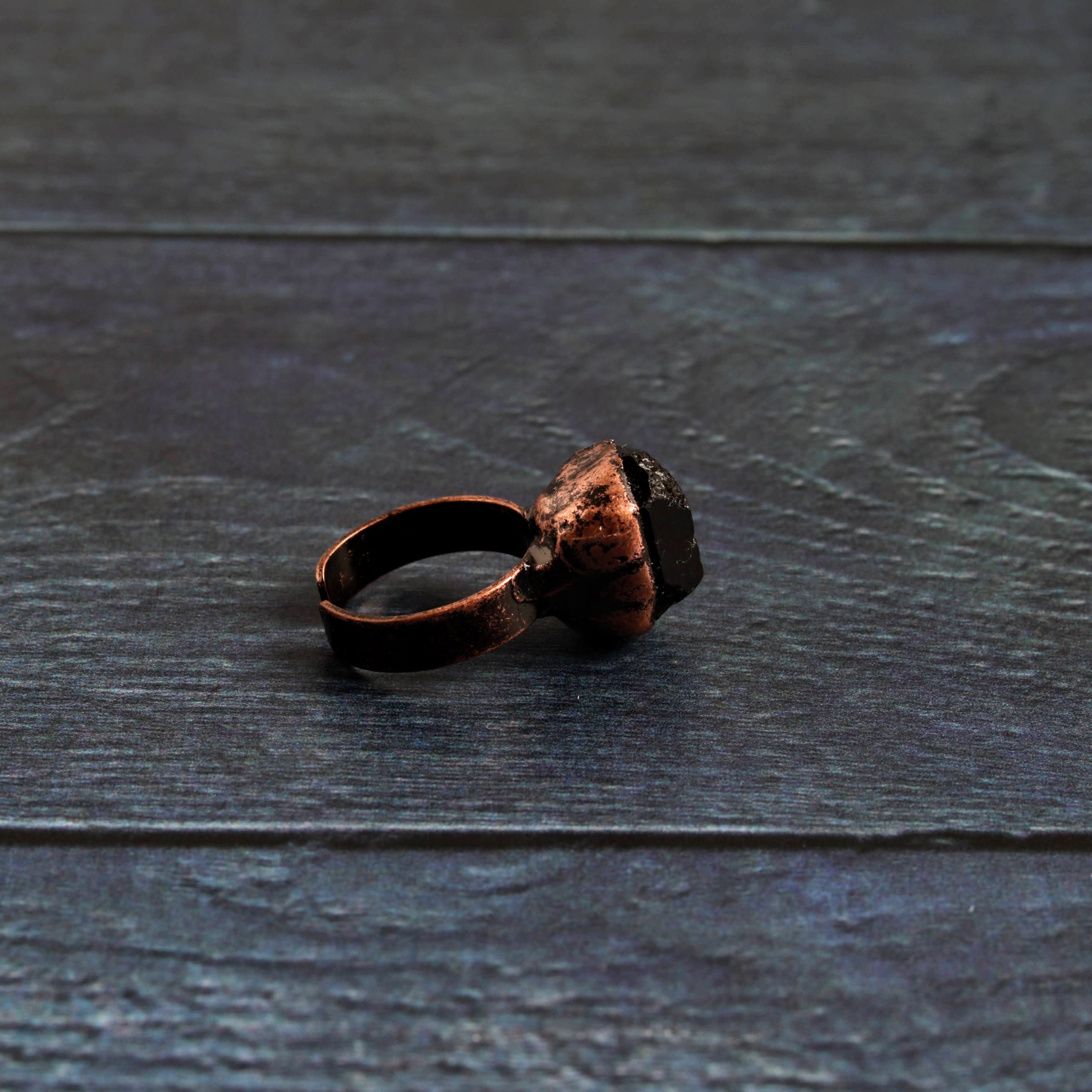 Dark Copper Cut- Handmade Jewellery - i am boho