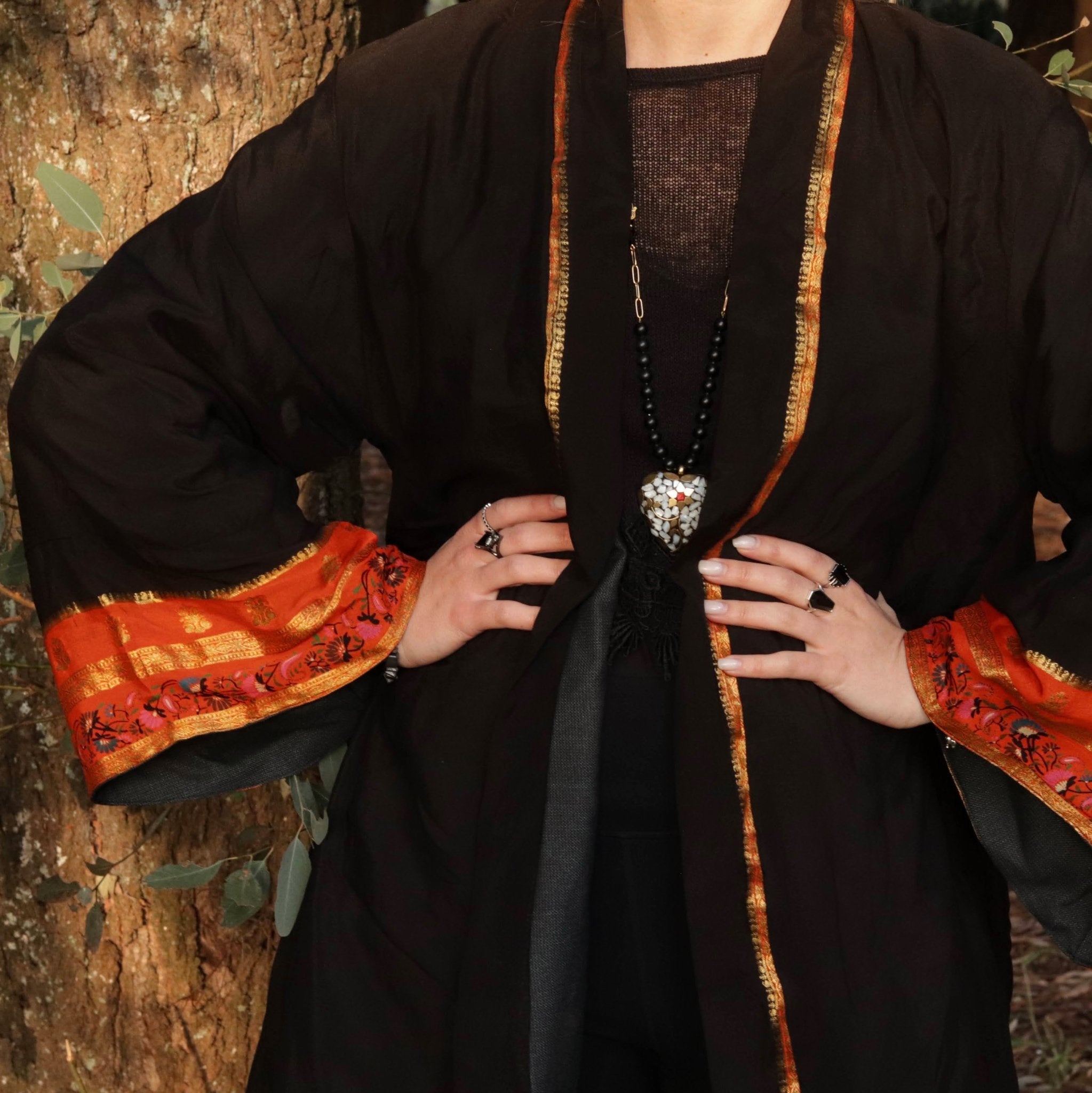 Solar Flare Reversible Coat- Handmade Jewellery - i am boho