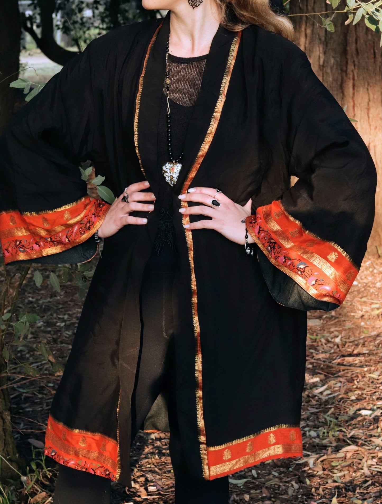 Solar Flare Reversible Coat- Handmade Jewellery - i am boho