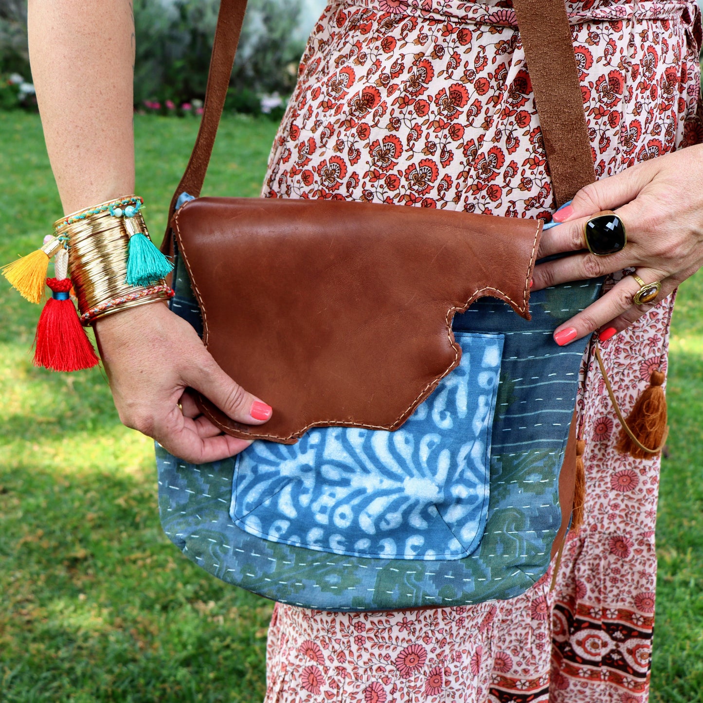 Lillo's leather laptop bag
