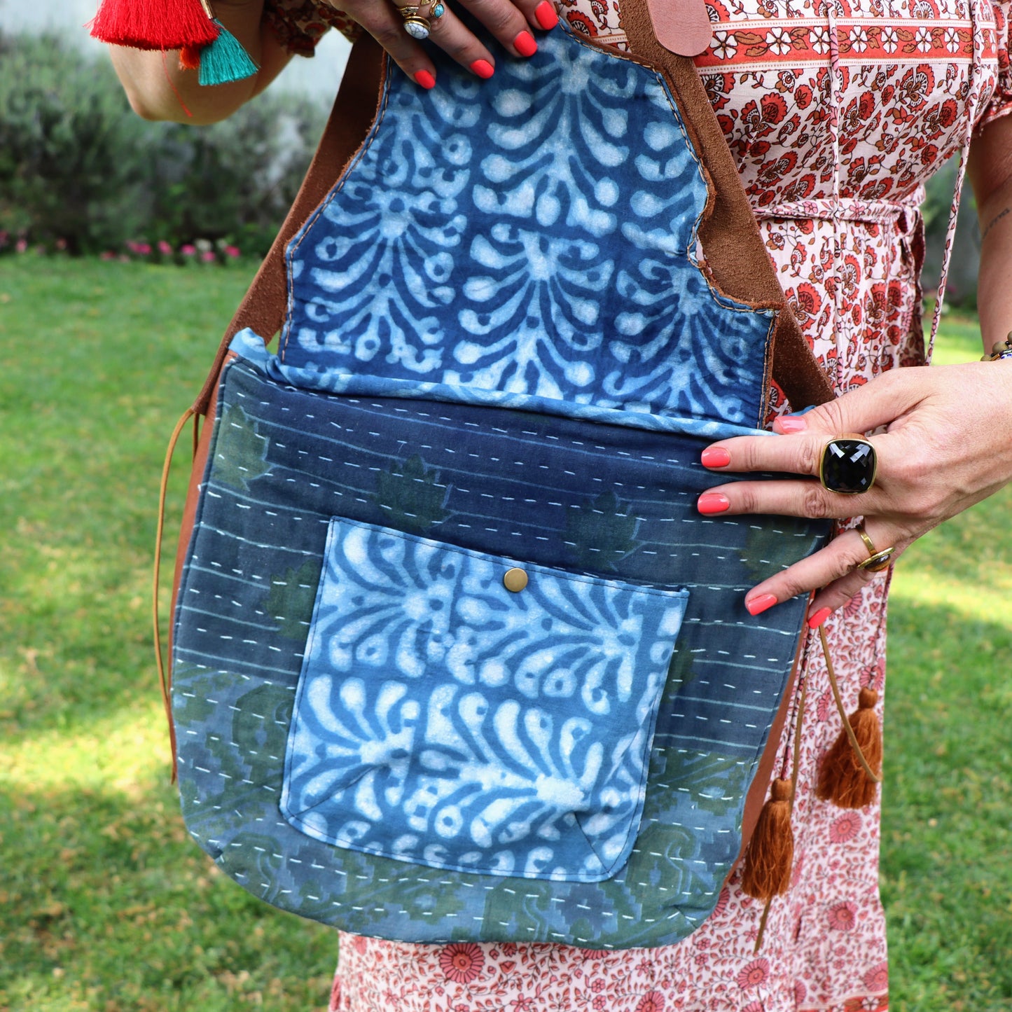 Lillo's leather laptop bag