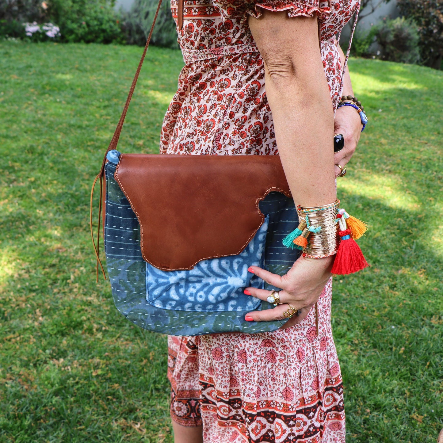 Lillo's leather laptop bag