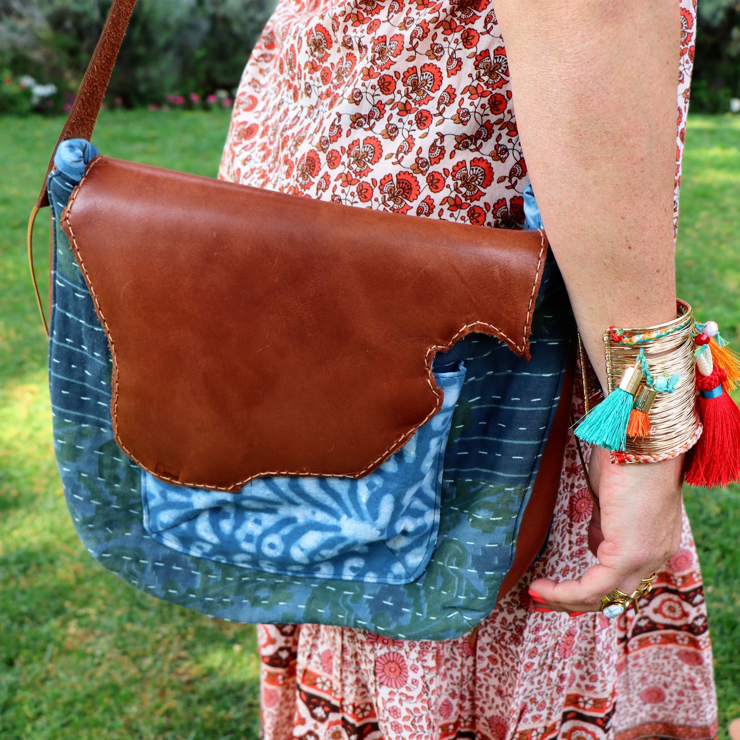 Lillo's leather laptop bag