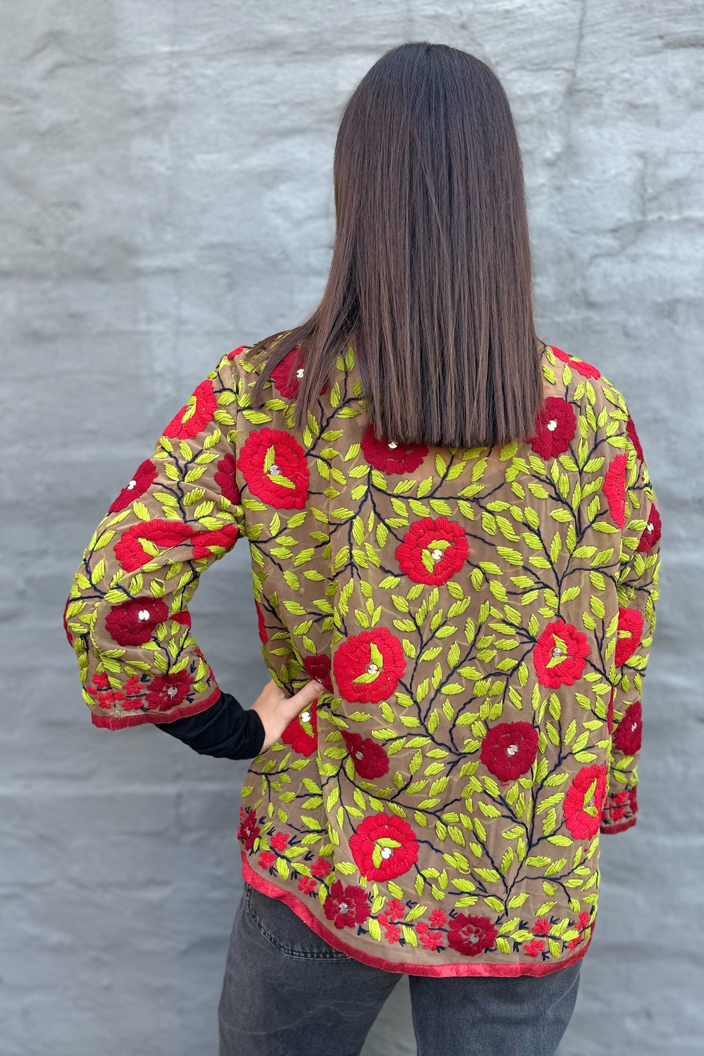Phulkari Scarlet Ruby Rose