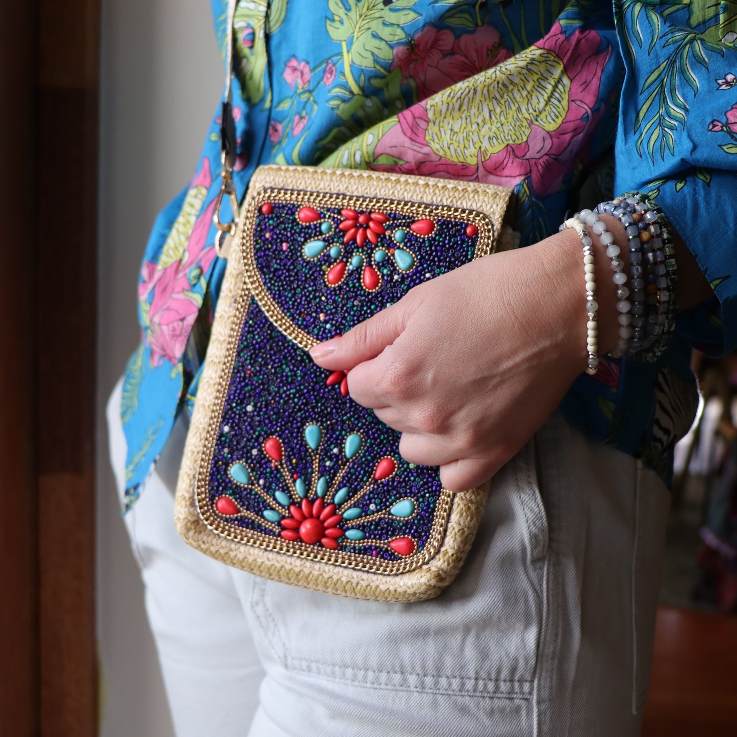 Chloe's crossbody bag in navy