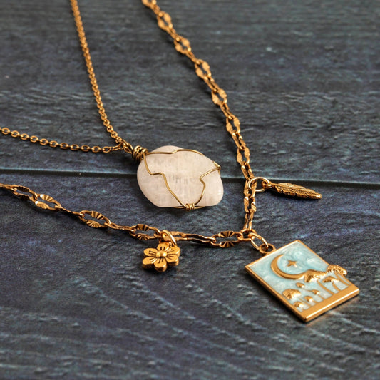 Golden crescent- Handmade Jewellery - i am boho