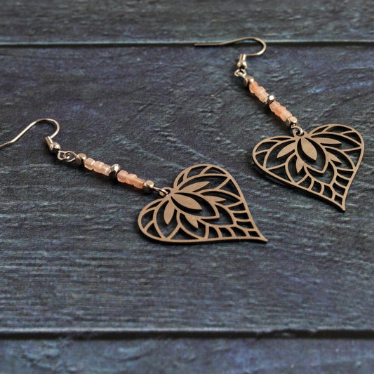 Filigree Heart- Handmade Jewellery - i am boho