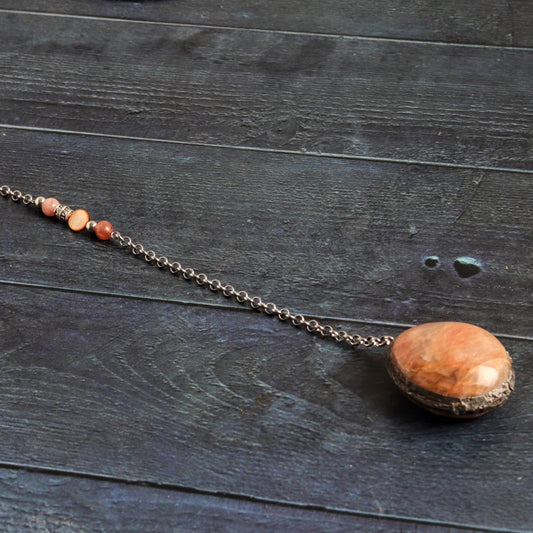 Peachy moon drop room hanger- Handmade Jewellery - i am boho