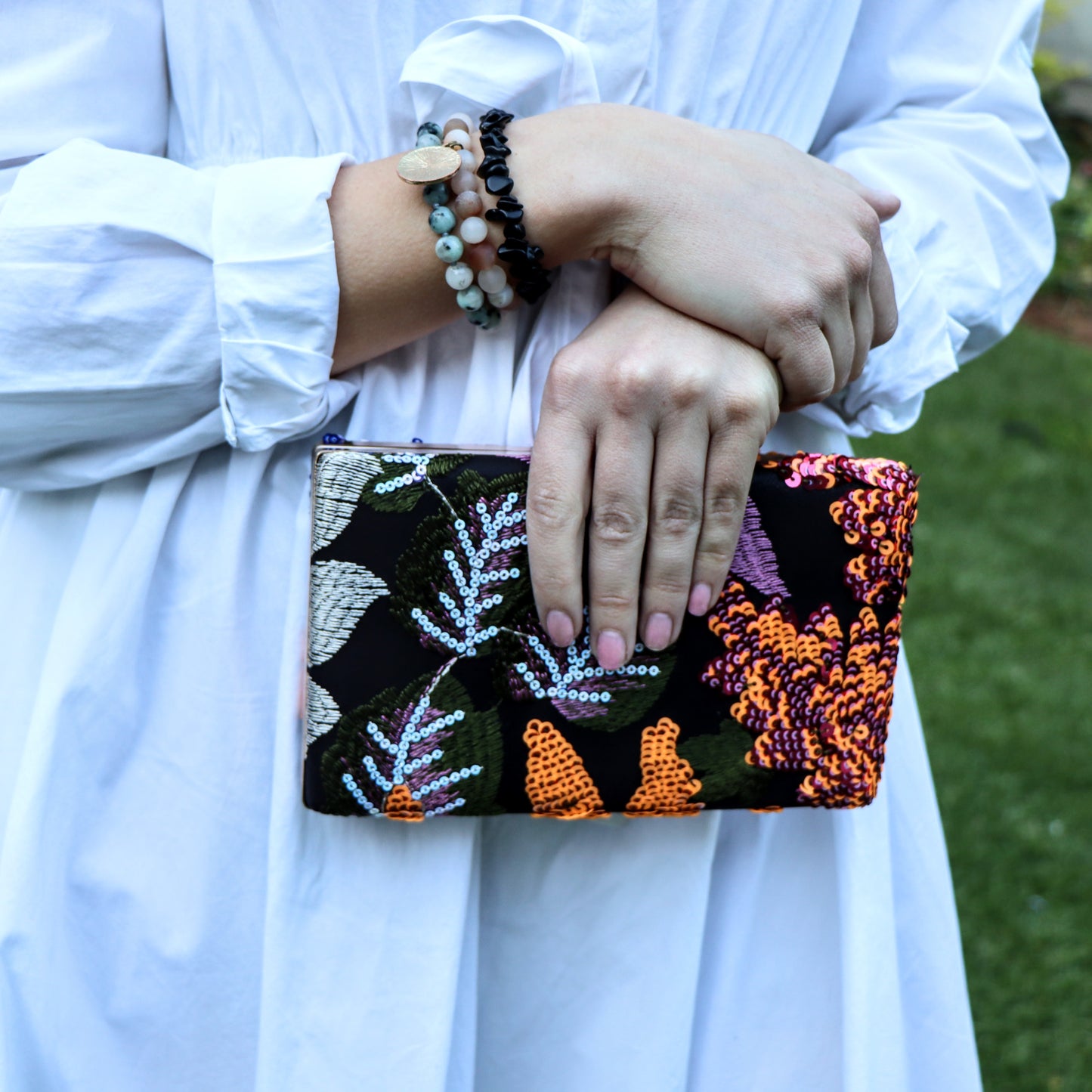 Casey clutch bag