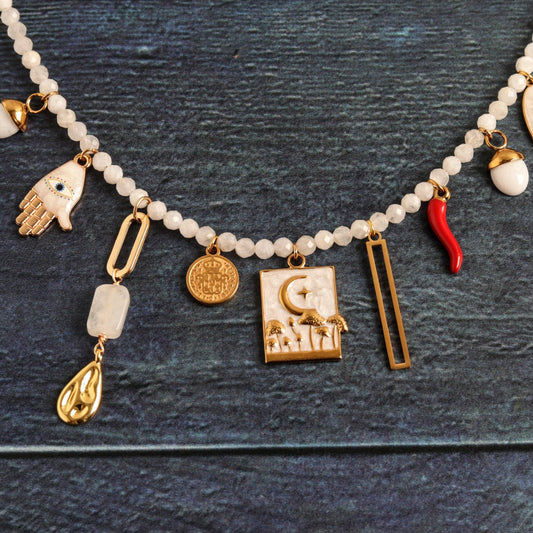 Moonlit talisman- Handmade Jewellery - i am boho