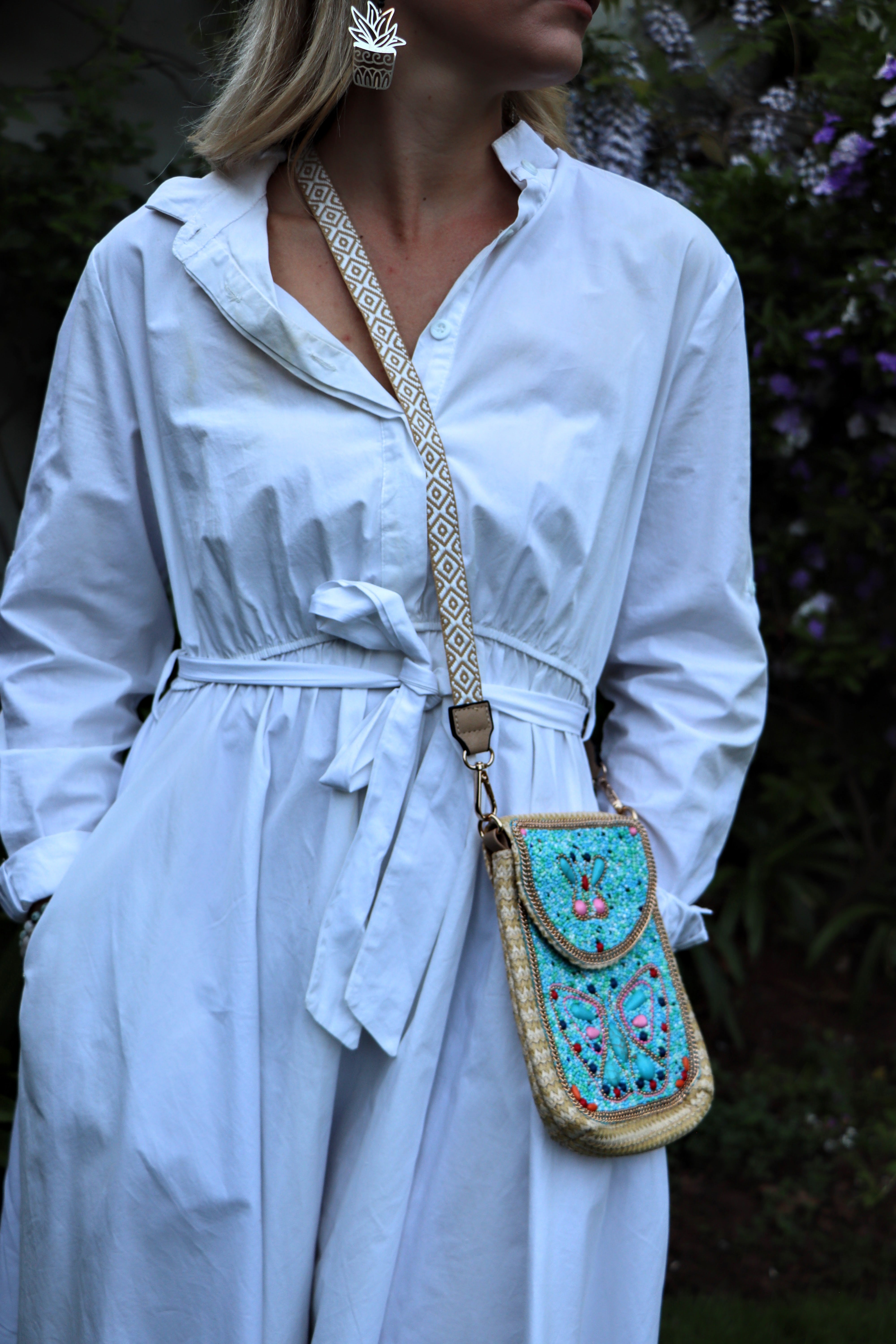 Chloe's crossbody bag in turquoise