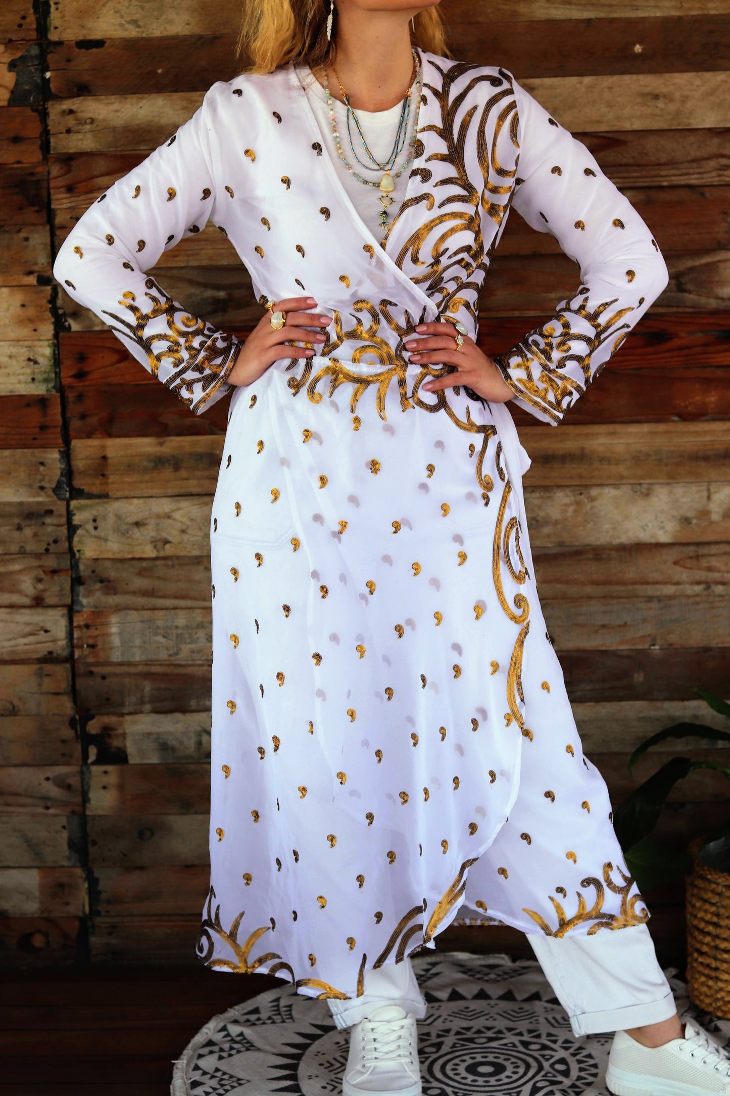 Moonglow wrap dress
