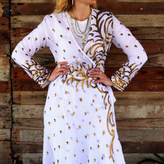 Moonglow wrap dress- Handmade Jewellery - i am boho
