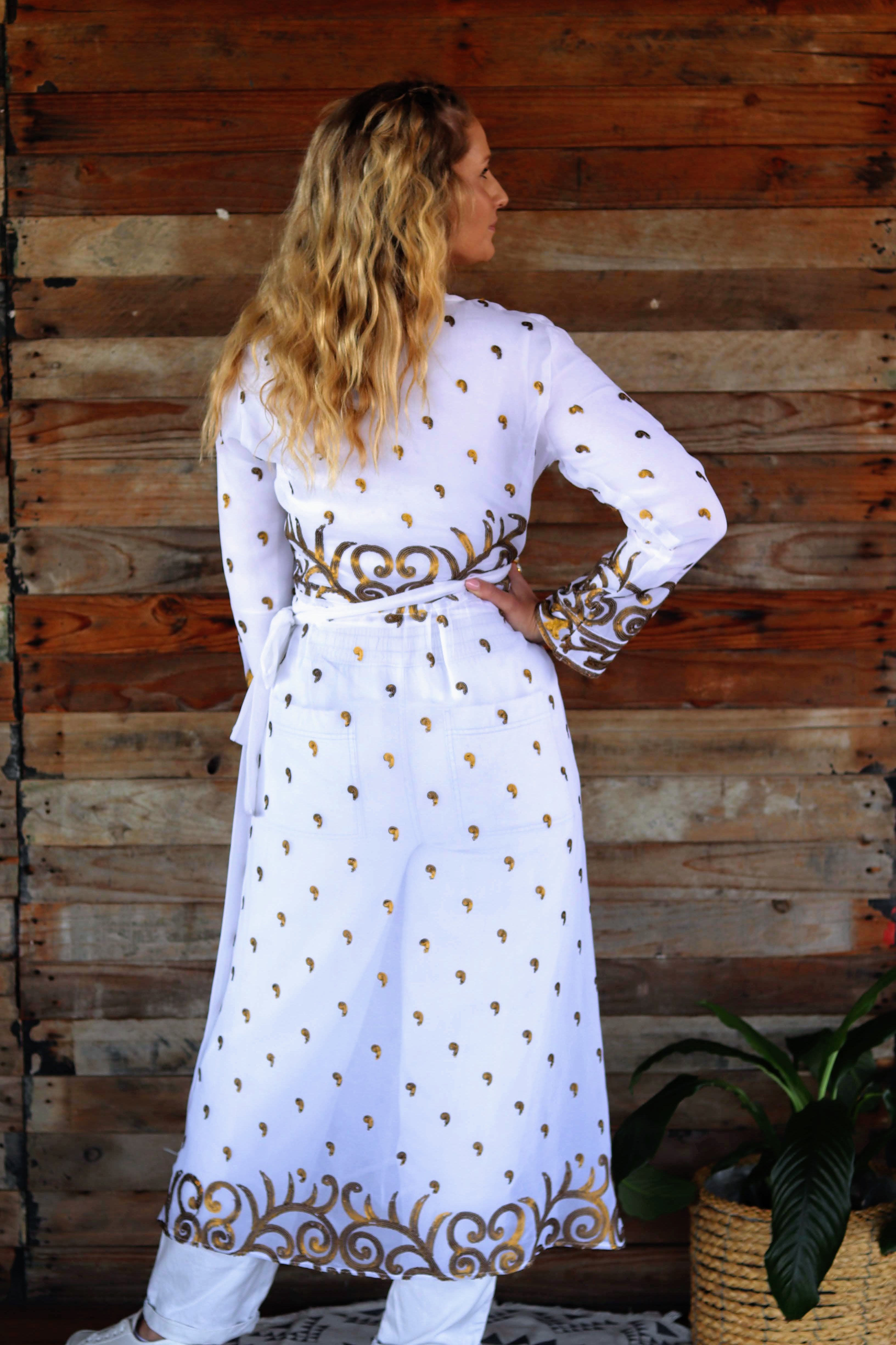 Moonglow wrap dress