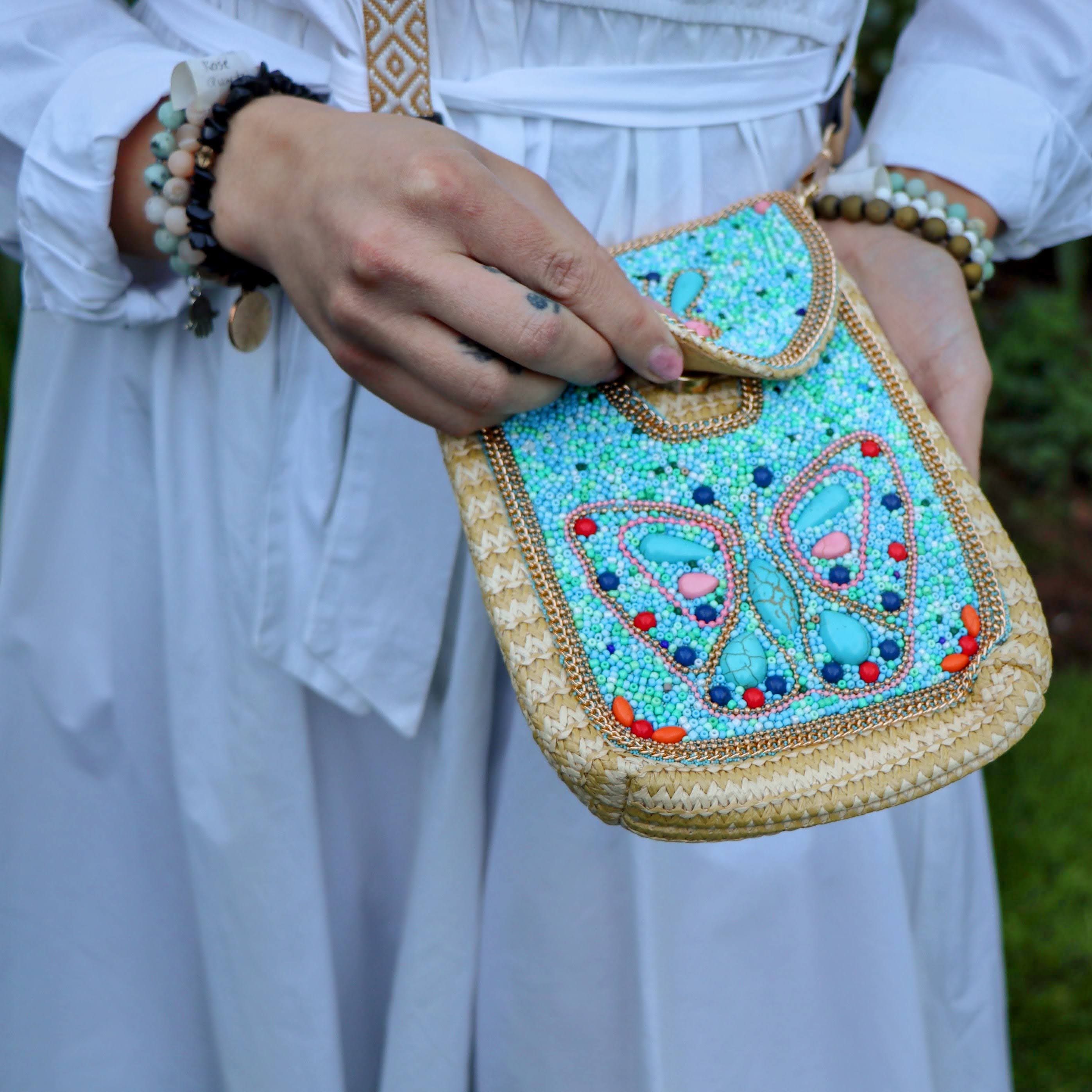 Chloe's crossbody bag in turquoise
