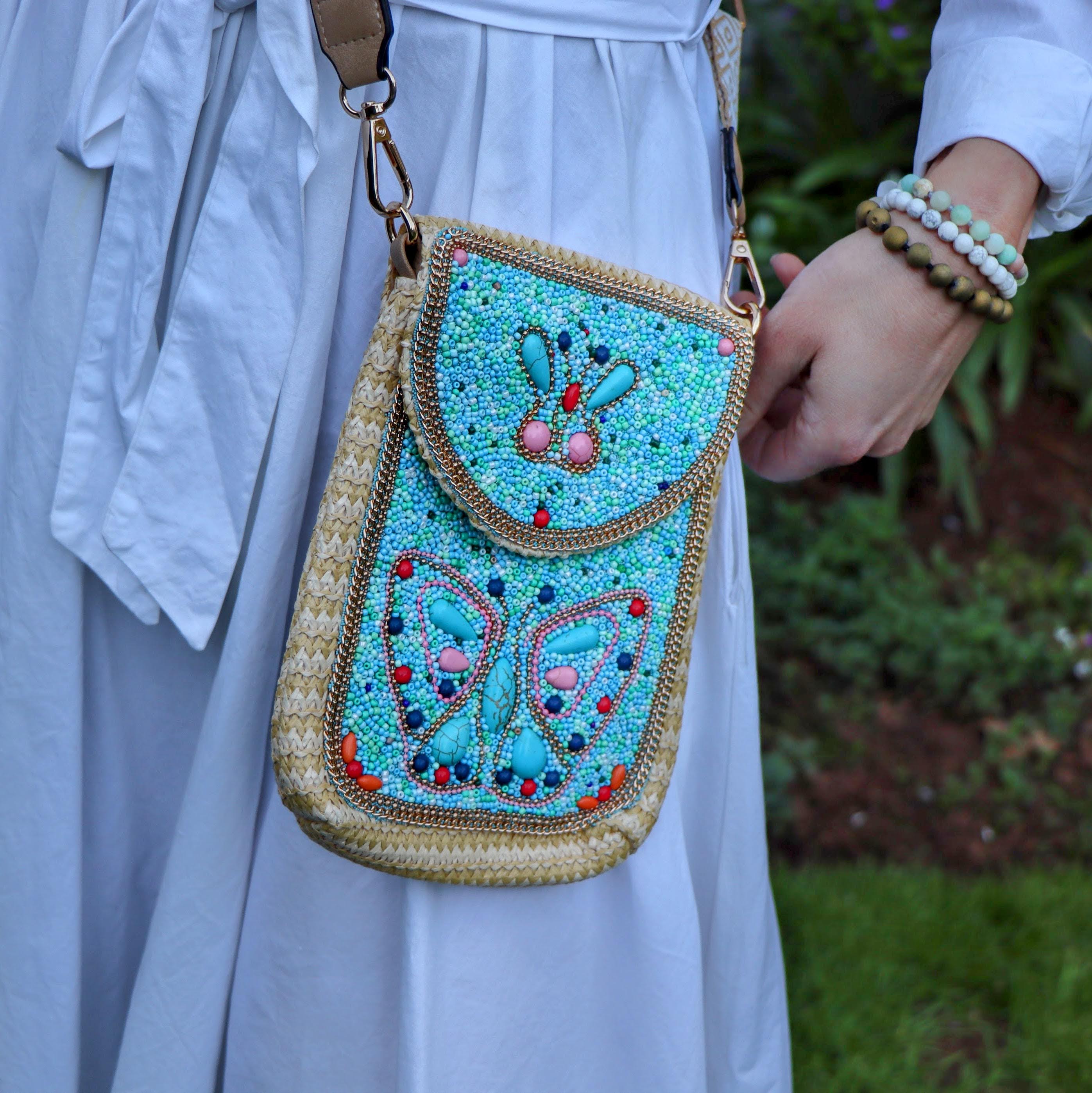 Chloe's crossbody bag in turquoise