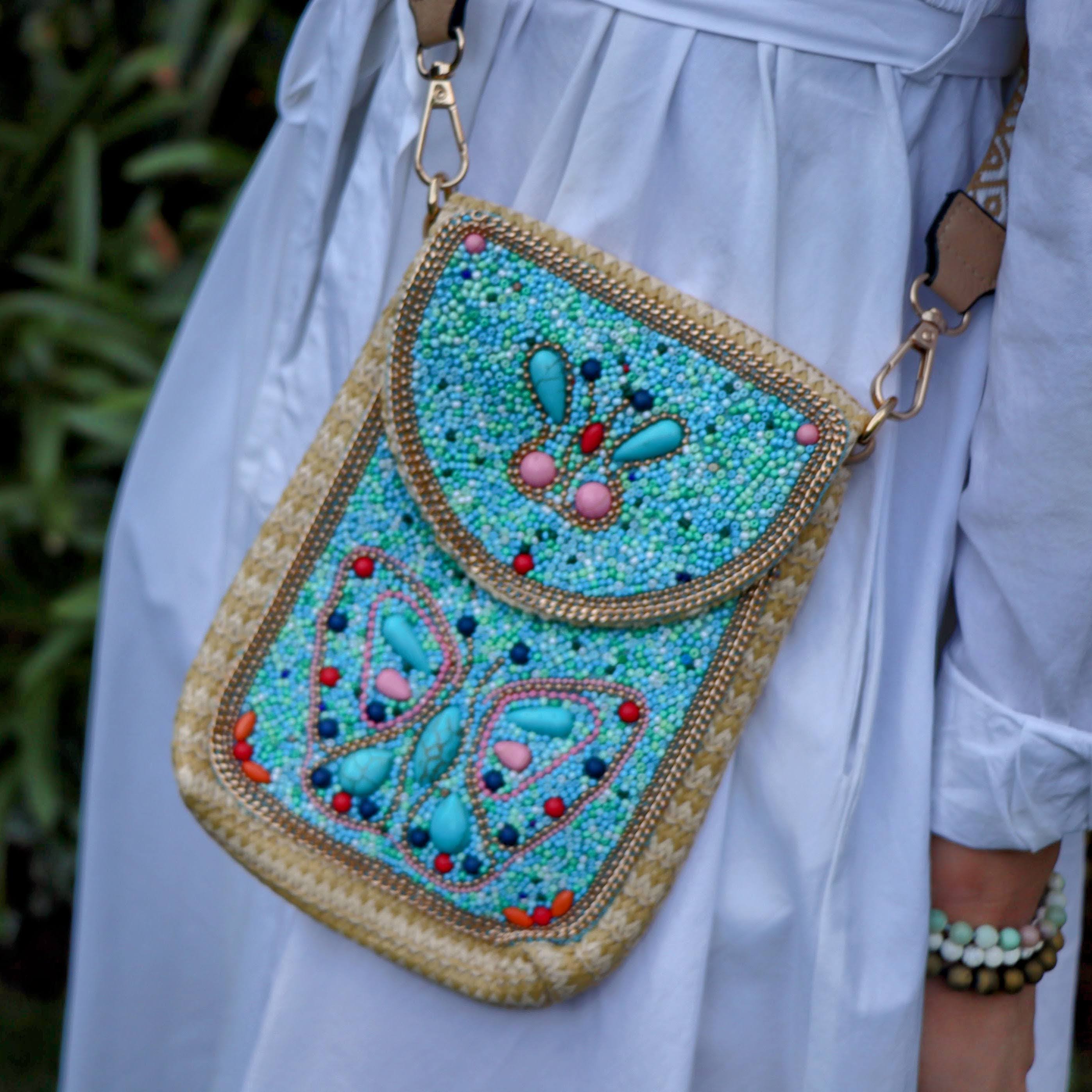 Chloe's crossbody bag in turquoise