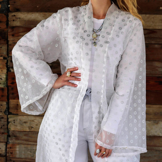 Silverlight kimono- Handmade Jewellery - i am boho