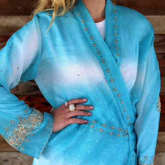 Tidal bloom wrap dress- Handmade Jewellery - i am boho