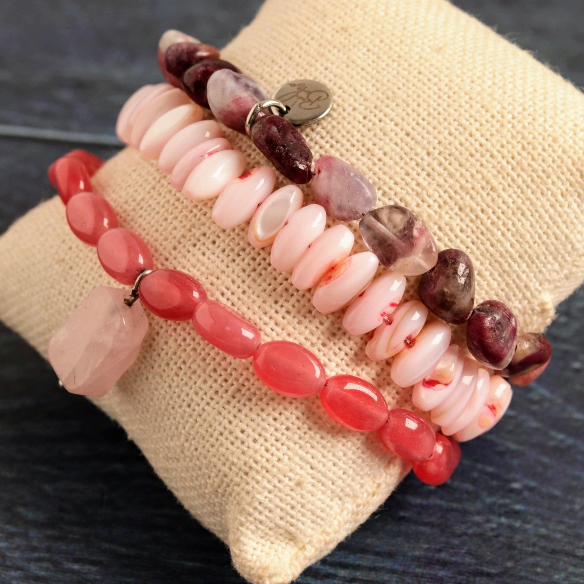 Watermelon Tourmaline- Handmade Jewellery - i am boho