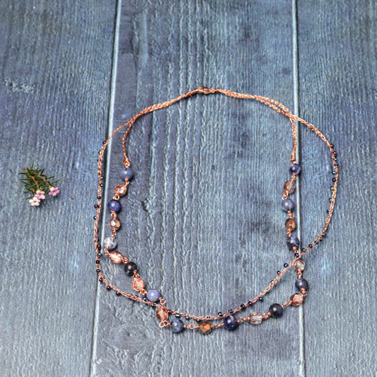 Sodalite & Crystal