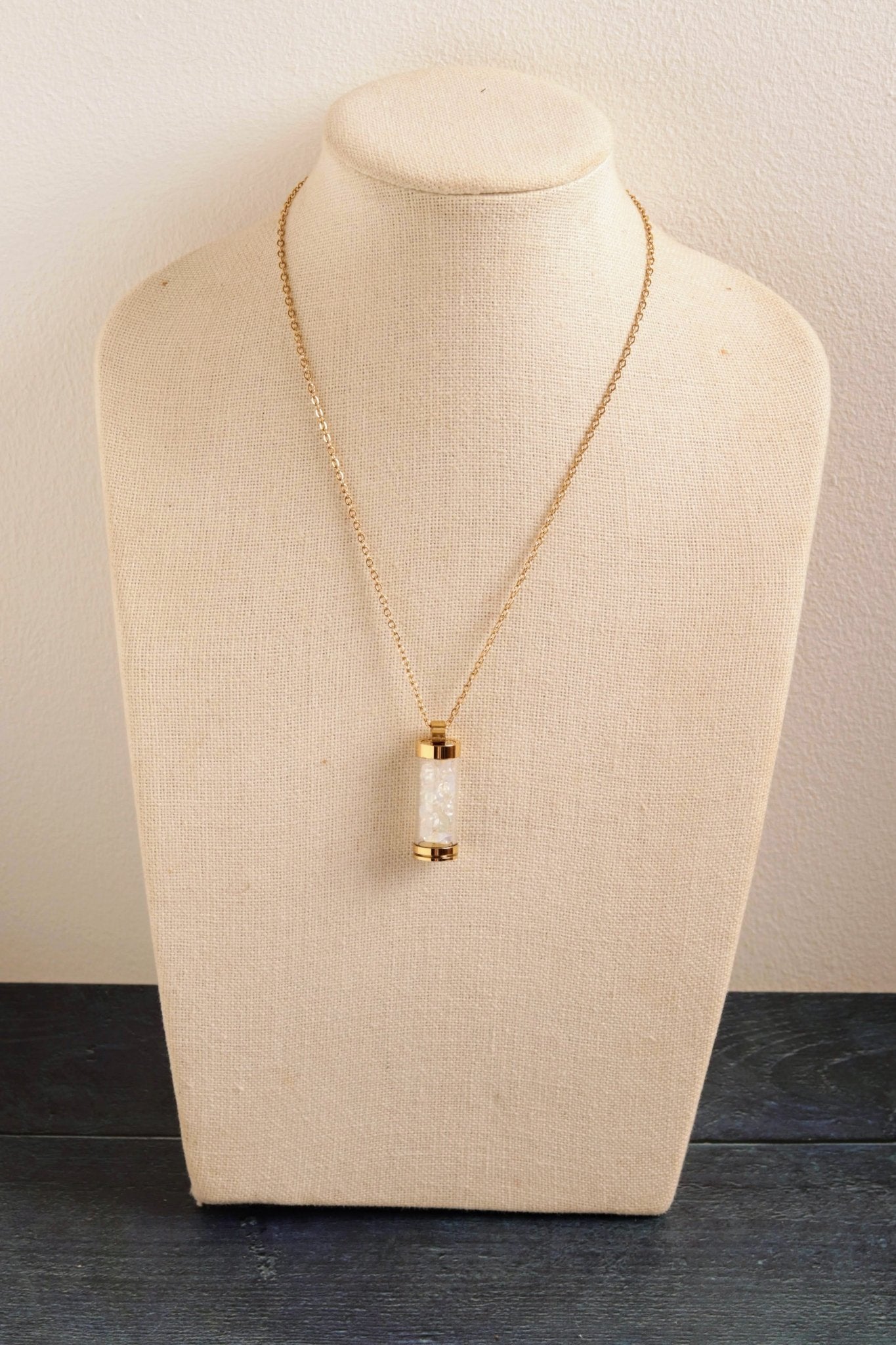 Moonstone Vial- Handmade Jewellery - i am boho