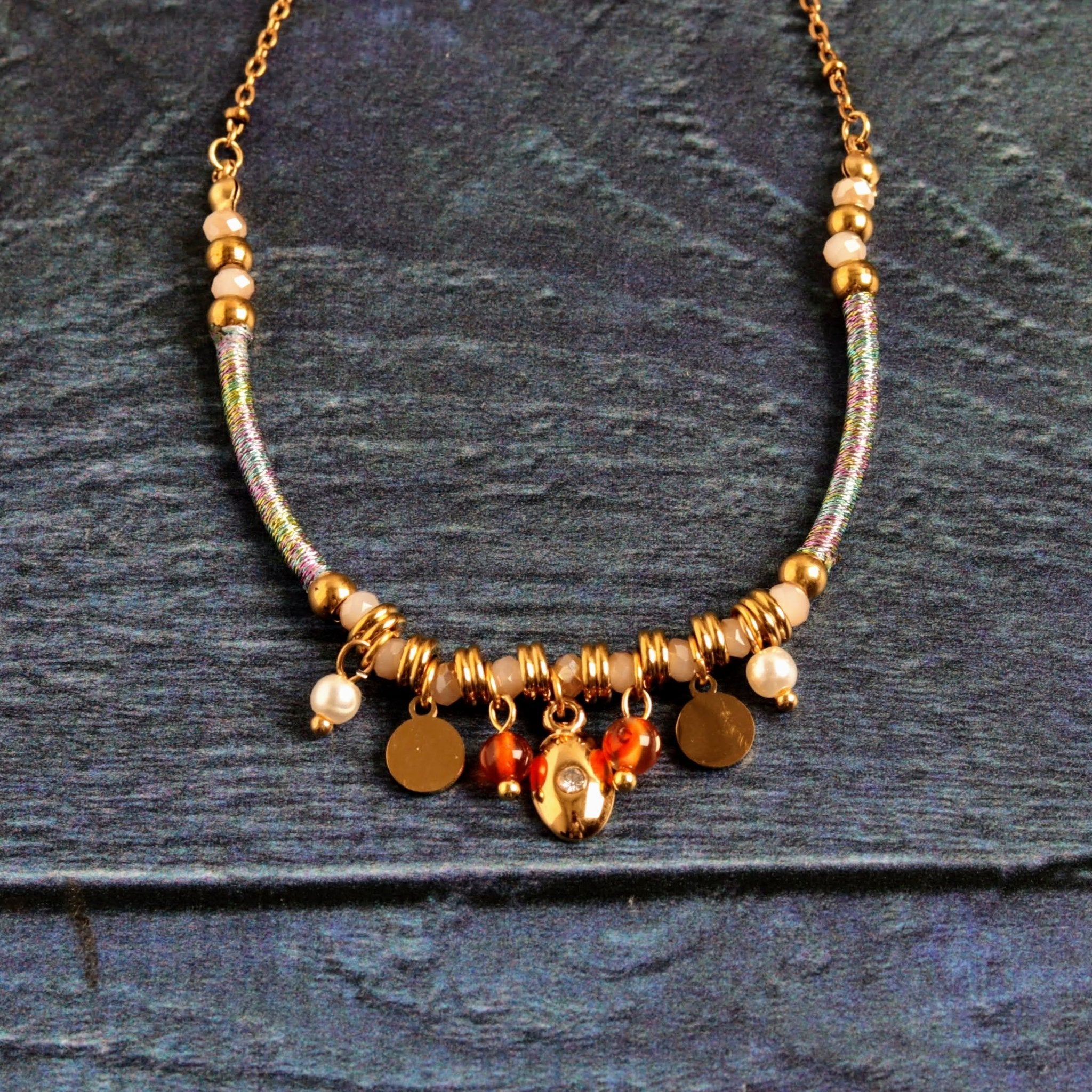 Amber & Pearl boheme- Handmade Jewellery - i am boho