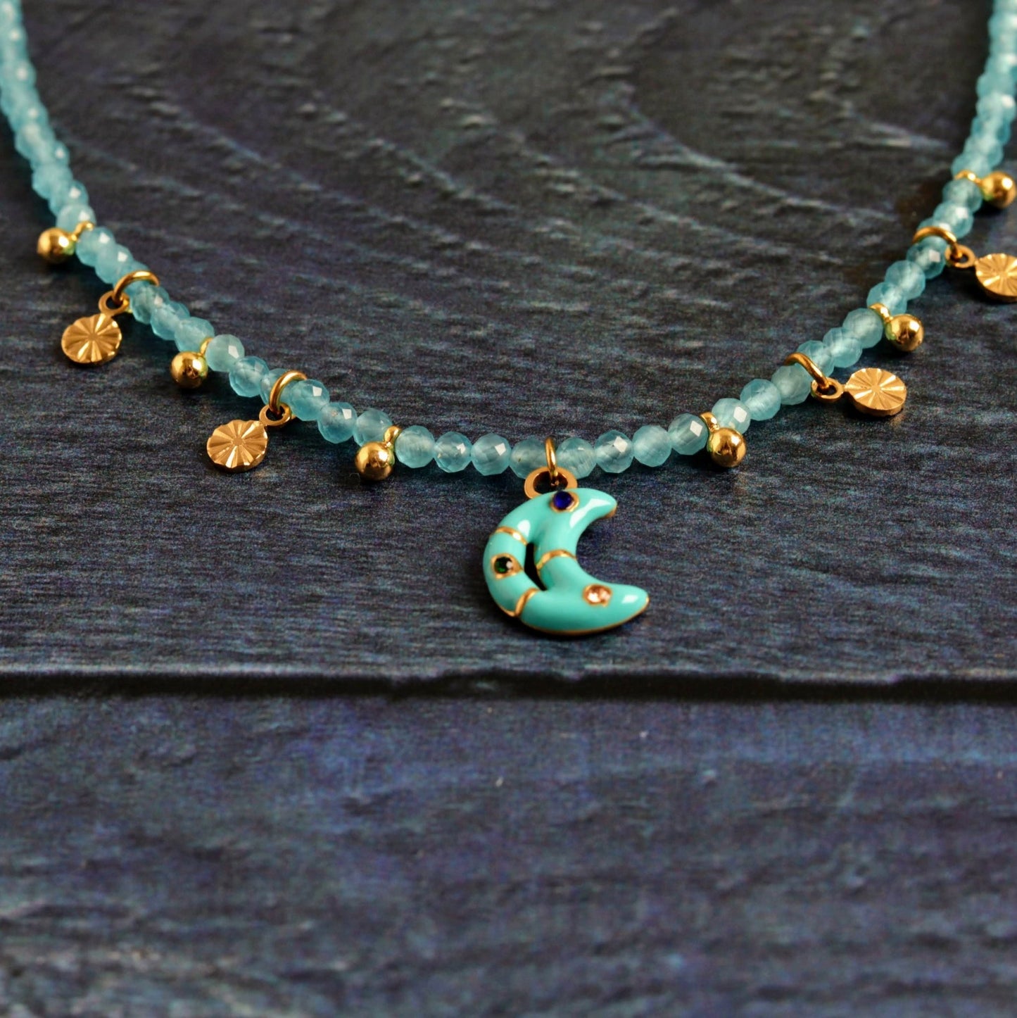 Aqua Moon- Handmade Jewellery - i am boho