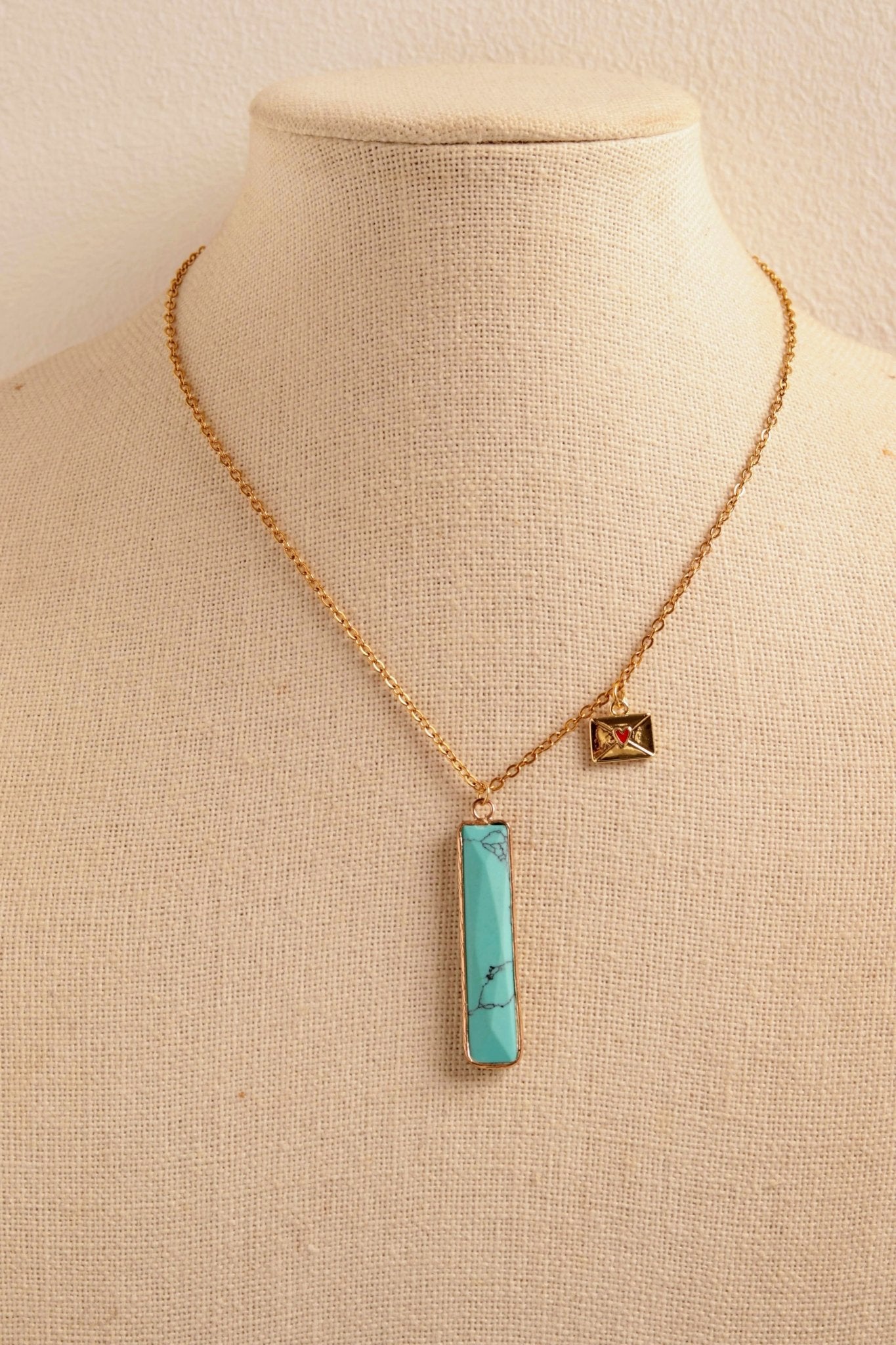 Turquoise Bar- Handmade Jewellery - i am boho