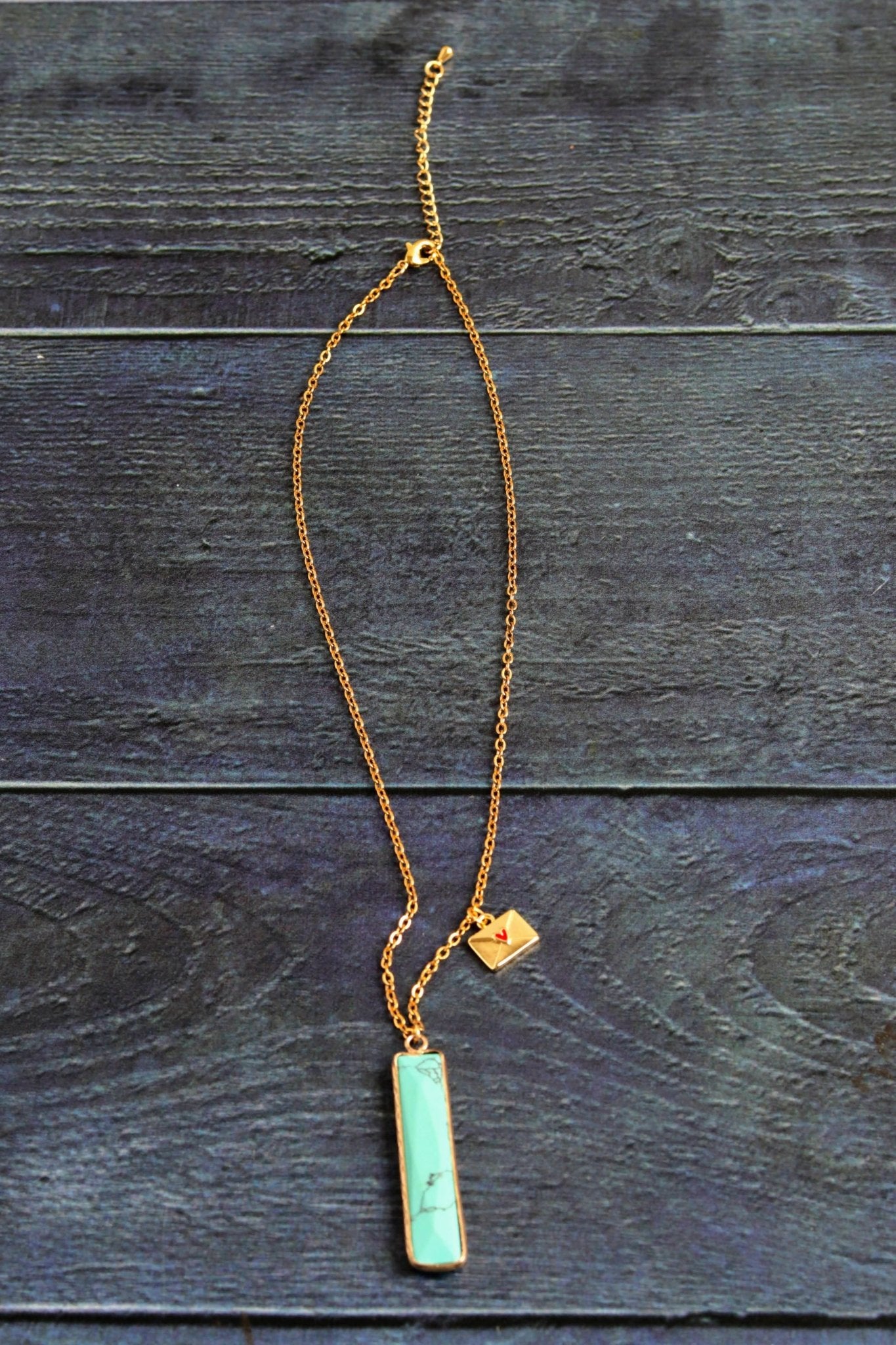Turquoise Bar- Handmade Jewellery - i am boho
