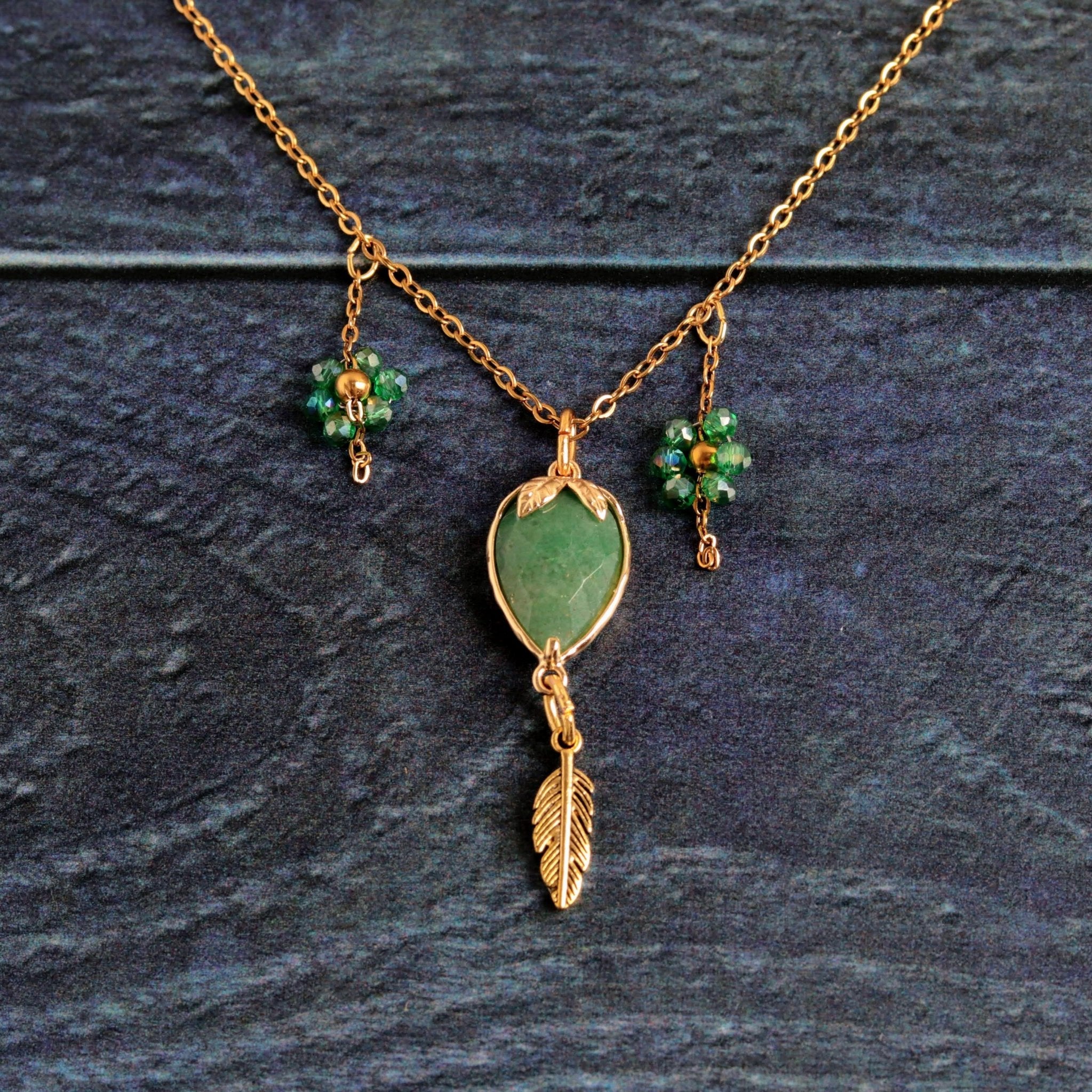 Aventurine Cluster- Handmade Jewellery - i am boho