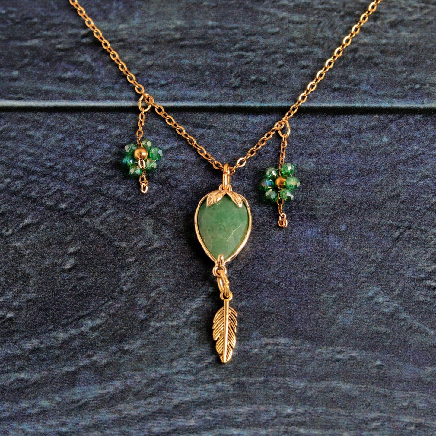 Aventurine Cluster- Handmade Jewellery - i am boho