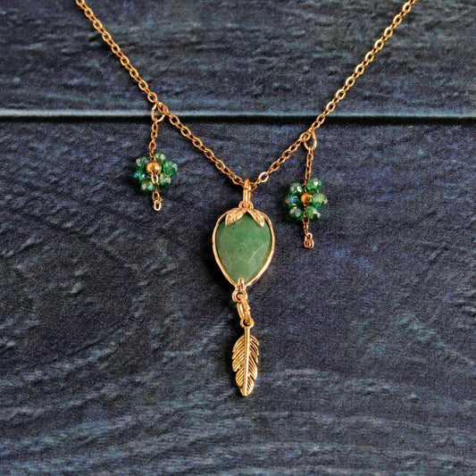 Aventurine Cluster- Handmade Jewellery - i am boho